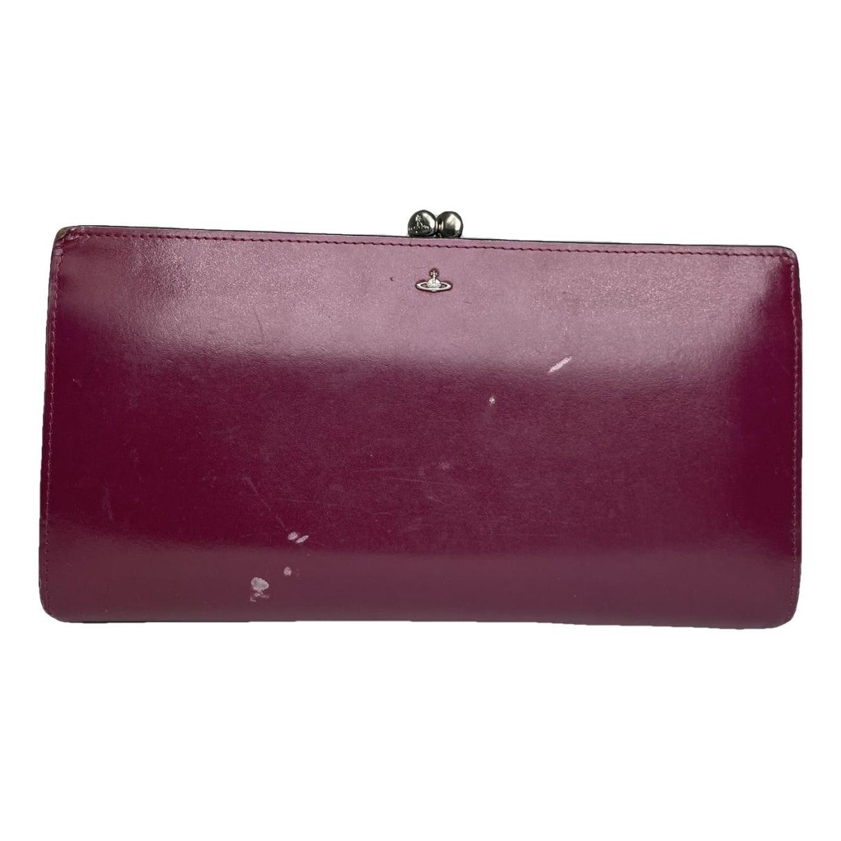 Vivienne Westwood Burgundy Leather Wallet Size ONE SIZE - 1 Thumbnail