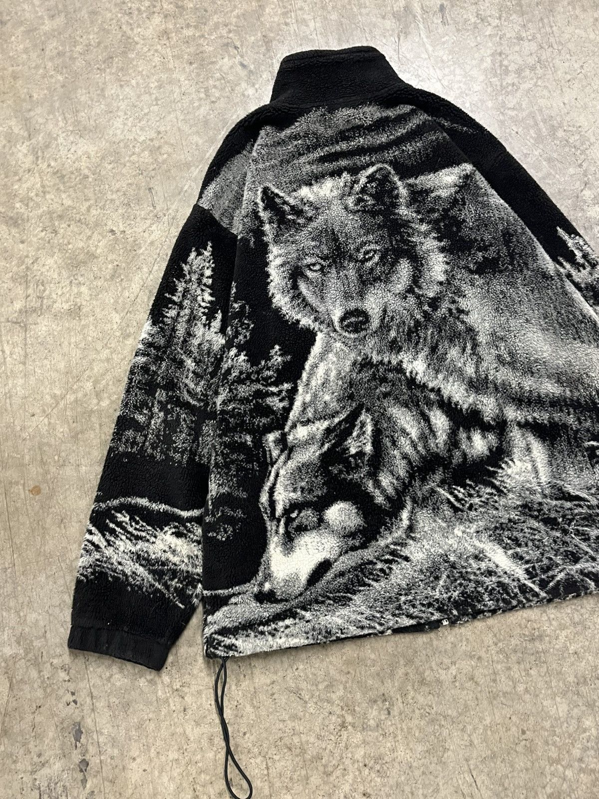 Vintage Vintage AOP Animal wolf fleece vintage streetwear hype Size US M / EU 48-50 / 2 - 5 Thumbnail