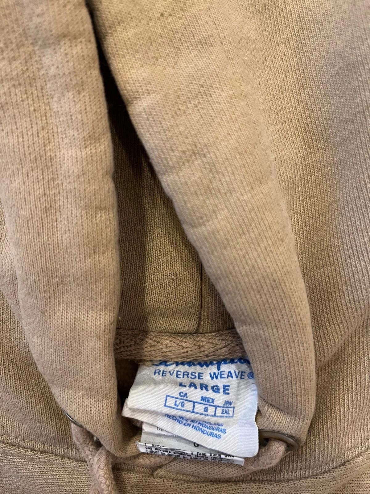 Other Champion Reverse Weave Large Hoodie Sweatshirt Tan Size US L / EU 52-54 / 3 - 2 Thumbnail