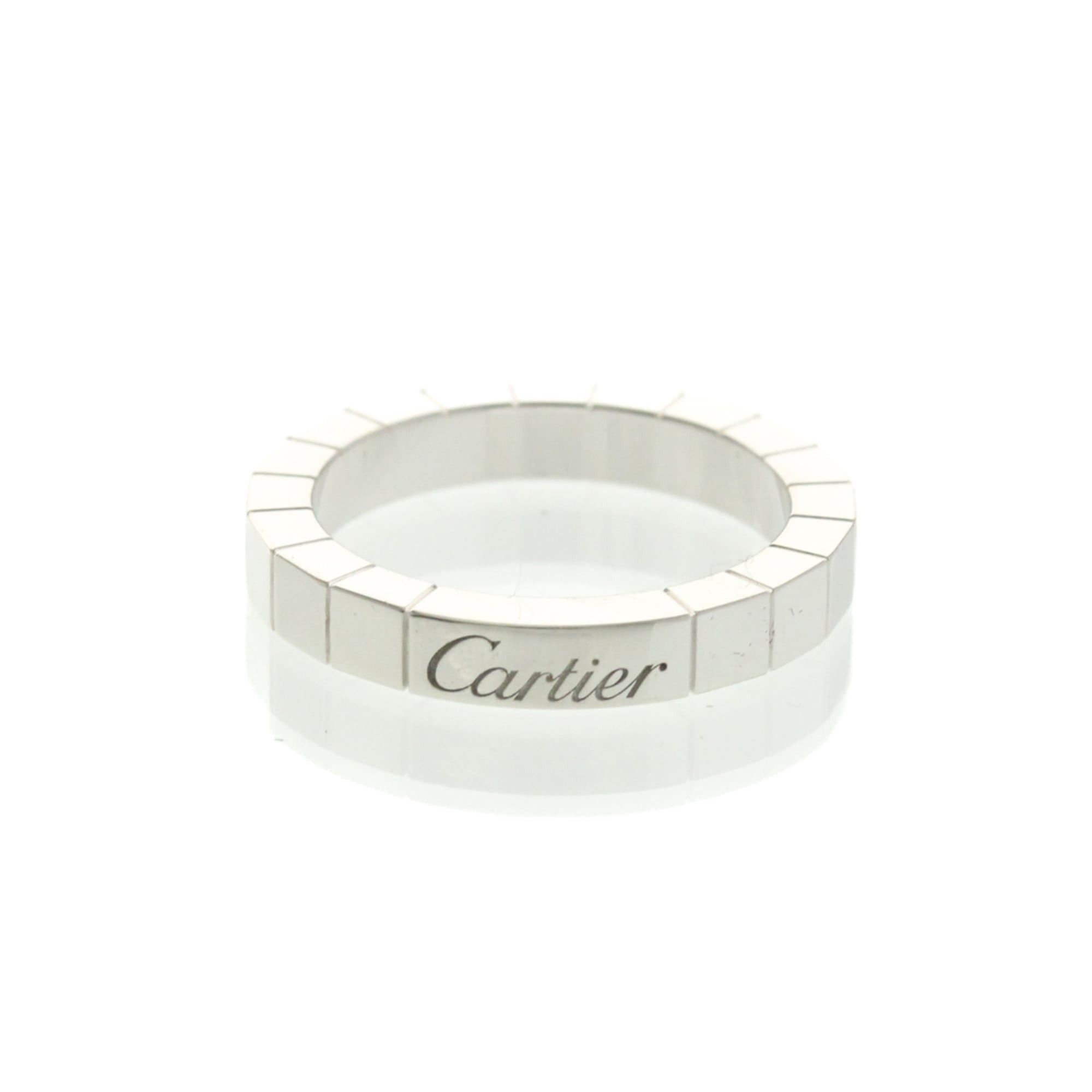 Cartier Cartier Lanieres Platinum Fashion No Stone Band Ring Silver Size ONE SIZE - 1 Thumbnail