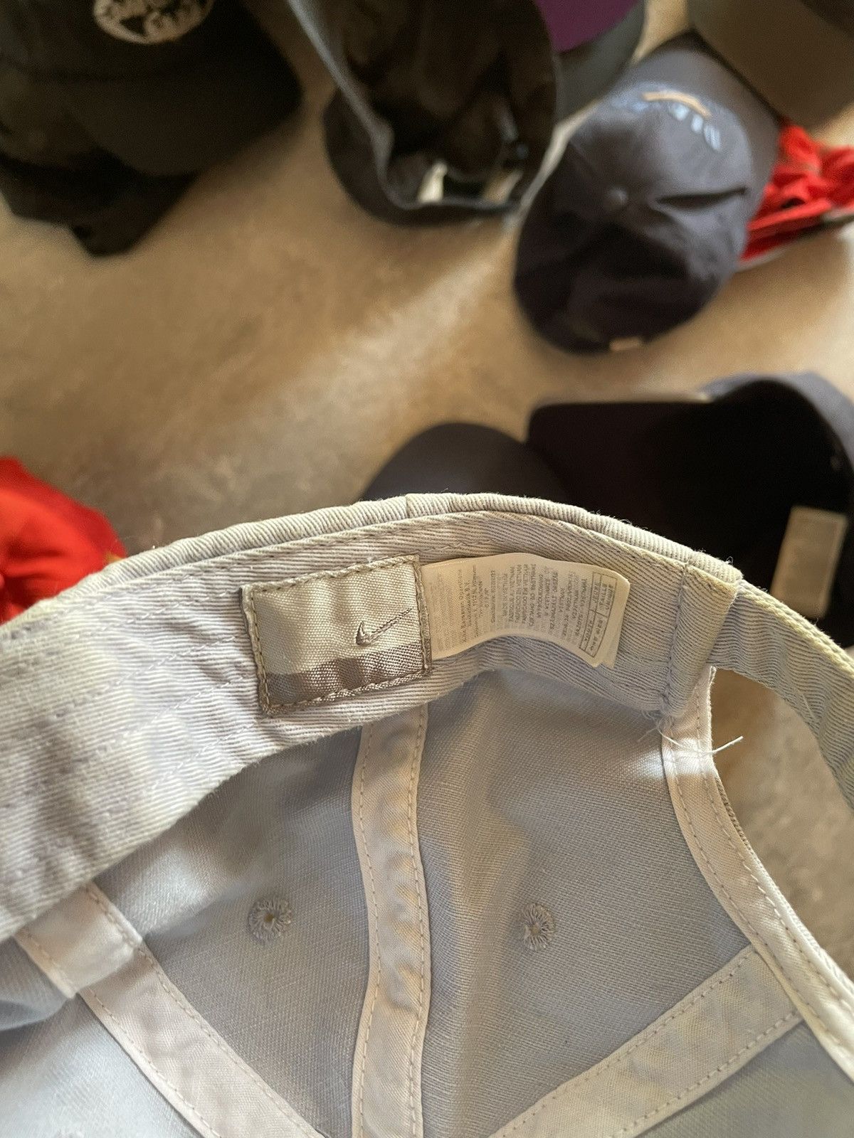 Nike × Vintage Vintage Nike Cap Mini Swoosh Size ONE SIZE - 7 Thumbnail