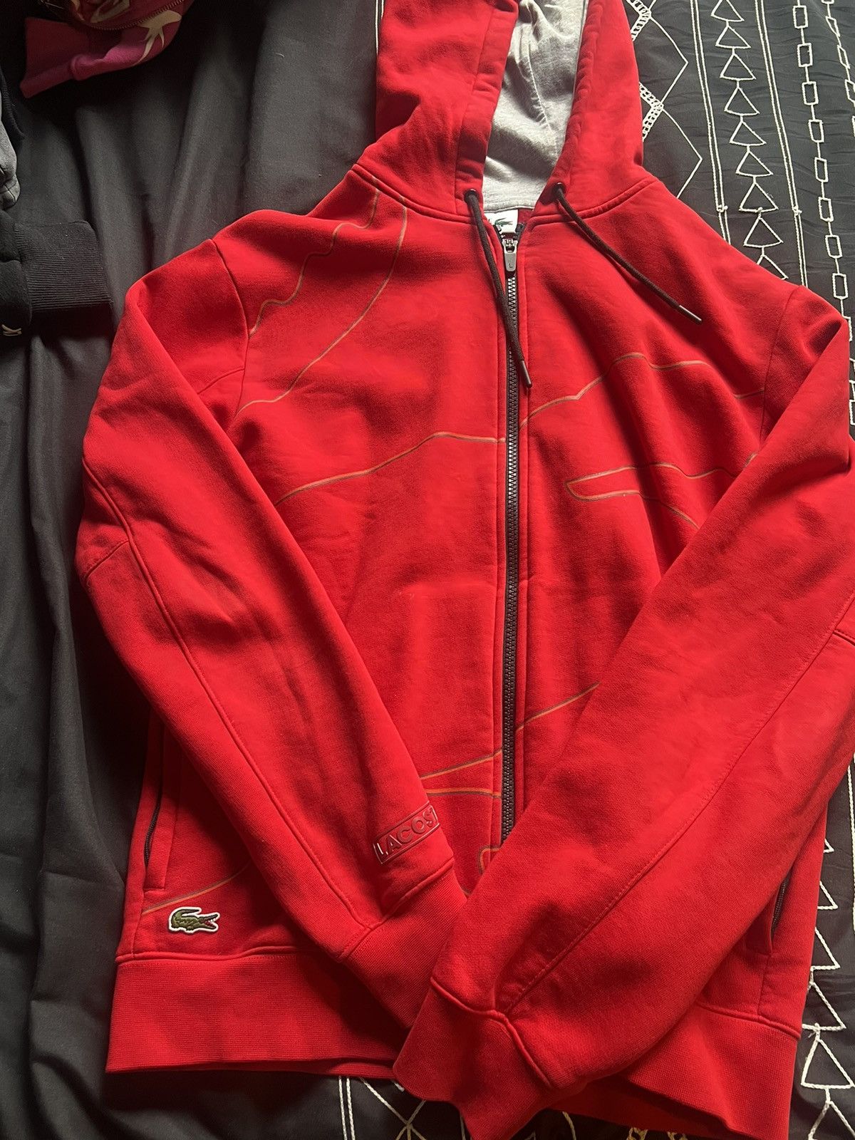 Lacoste Lacoste Hoodie Size US S / EU 44-46 / 1 - 1 Thumbnail