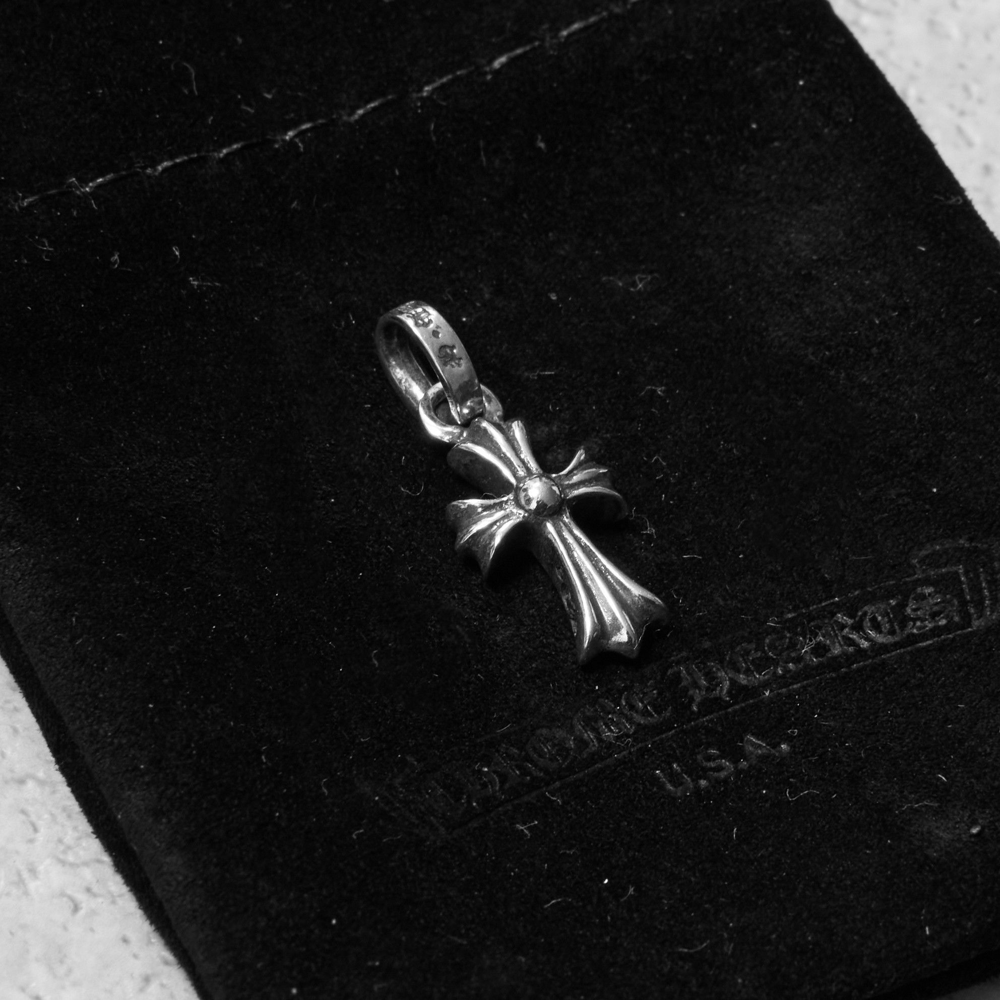 Chrome Hearts CHROME HEARTS Cross Baby Fat Sliver Charm Diamond Size ONE SIZE - 2 Thumbnail