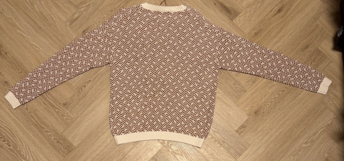 Loro Piana Sweater In Whitekummel Jacquard Size US M / EU 48-50 / 2 - 2 Thumbnail