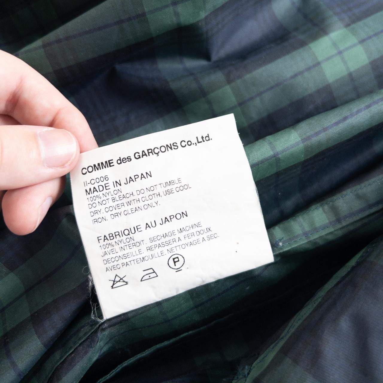 Comme des Garcons Vintage Comme Des Garcons Tartan Raincoat Size M Size US M / EU 48-50 / 2 - 5 Thumbnail