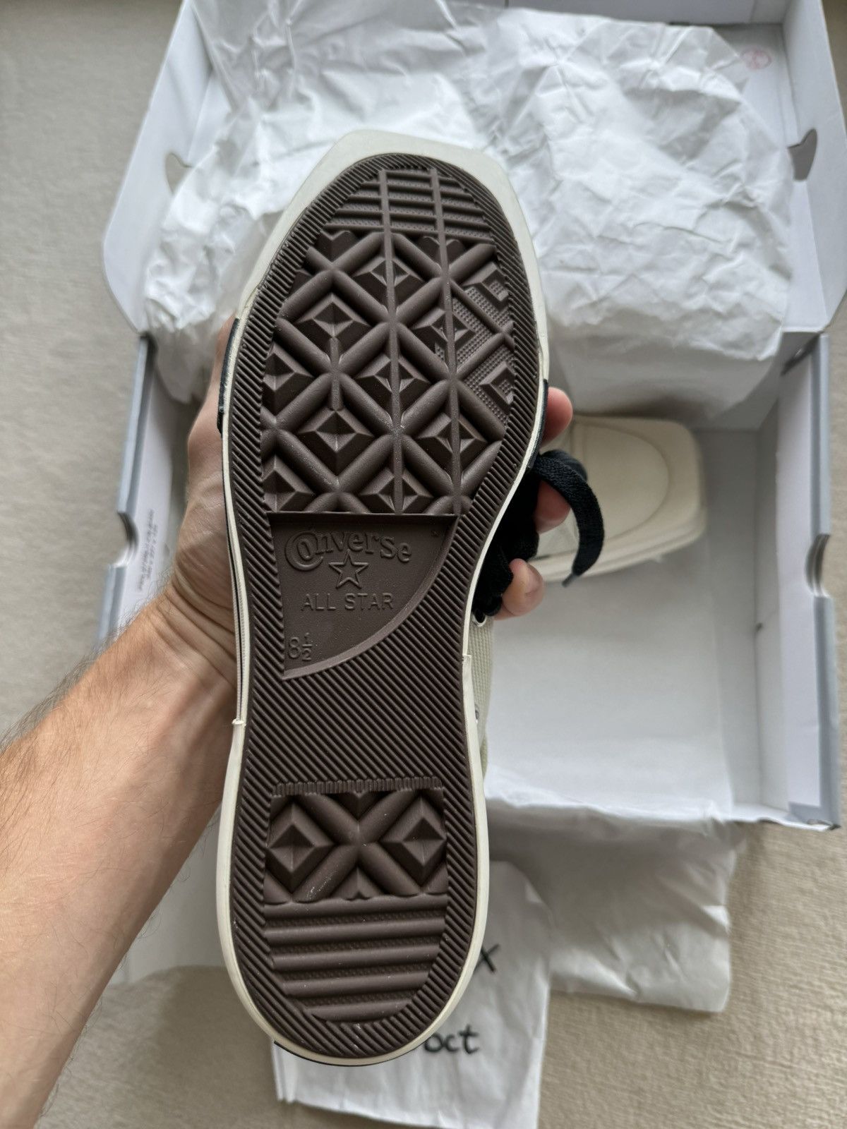 Converse × Rick Owens Drkshdw NEW | TURBODRK DRKSTAR LOW CHUCK 70 OX US8.5 Size US 8.5 / EU 41-42 - 5 Thumbnail
