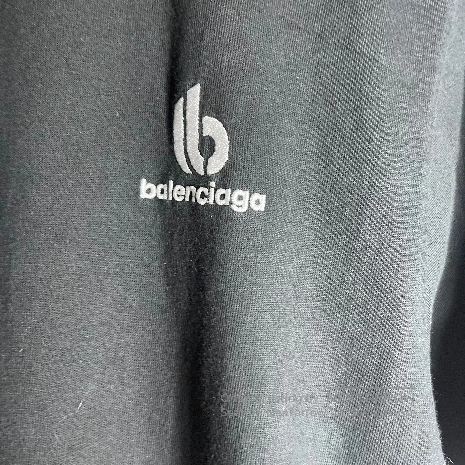 Balenciaga Balenciaga Black Short Sleeve T-Shirt. Size US L / EU 52-54 / 3 - 2 Thumbnail
