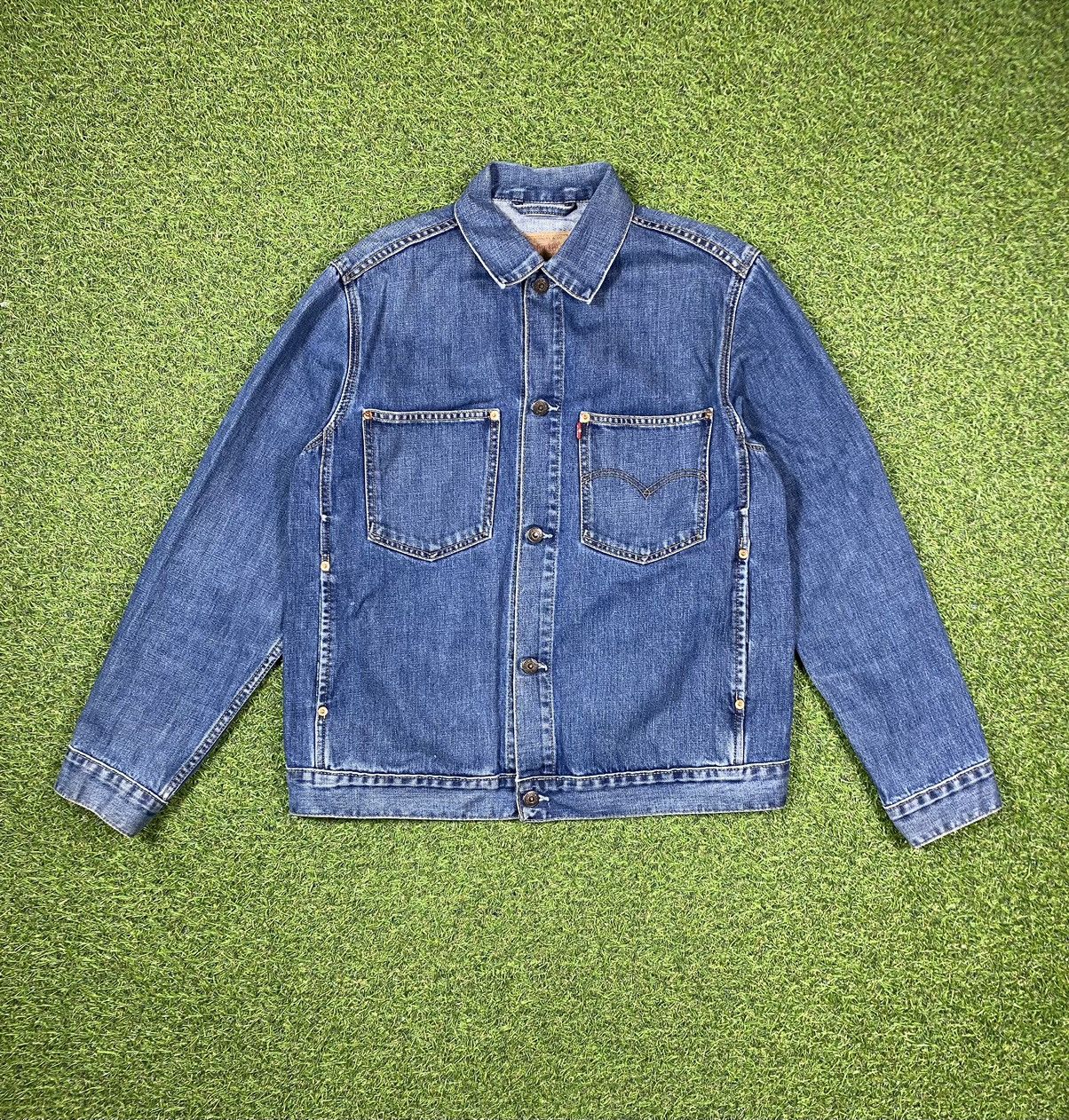 Levi's × Levi's Vintage Clothing × Vintage Vintage 90s Levi’s denim jacket jeans streetwear size M Size US M / EU 48-50 / 2 - 1 Thumbnail