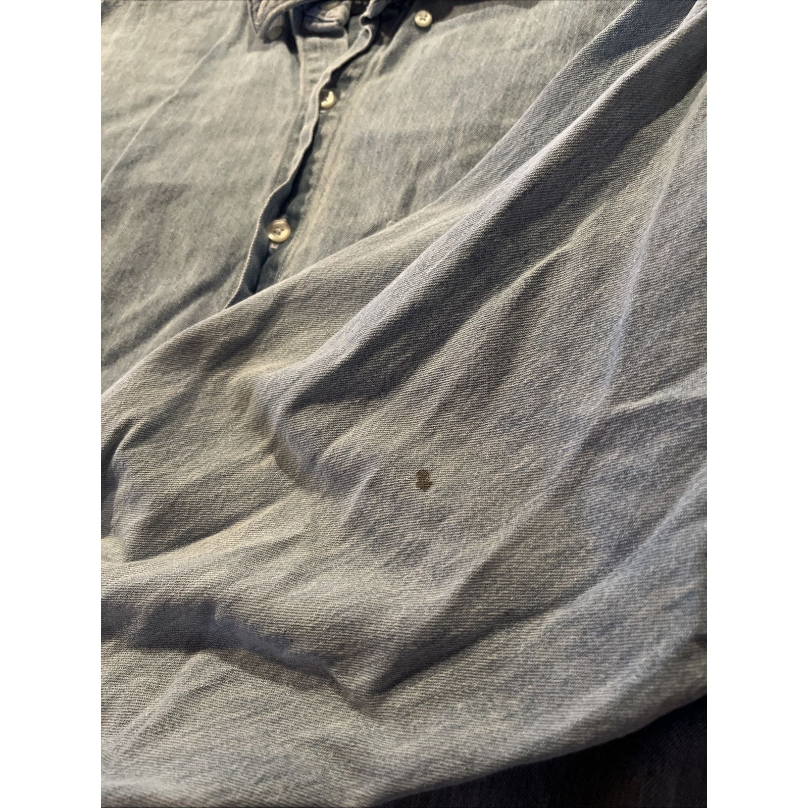 Other VTG American Blue Denim Shirt Mens L Button Down Made In USA Size US L / EU 52-54 / 3 - 12 Thumbnail