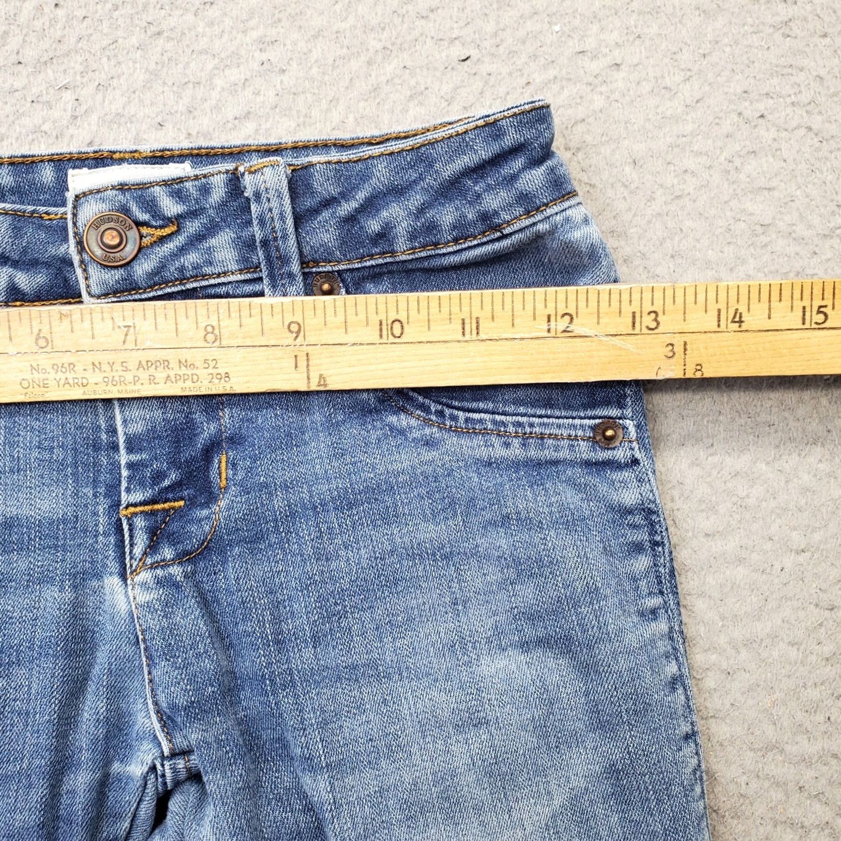 Hudson Hudson Jeans Womens 10 Blue Denim High Waisted Stretch Distressed Streetwear Jeans Womens 10 Blue Denim High Waisted Stretch Distressed Streetwear Size 32" / US 10 / IT 46 - 6 Thumbnail