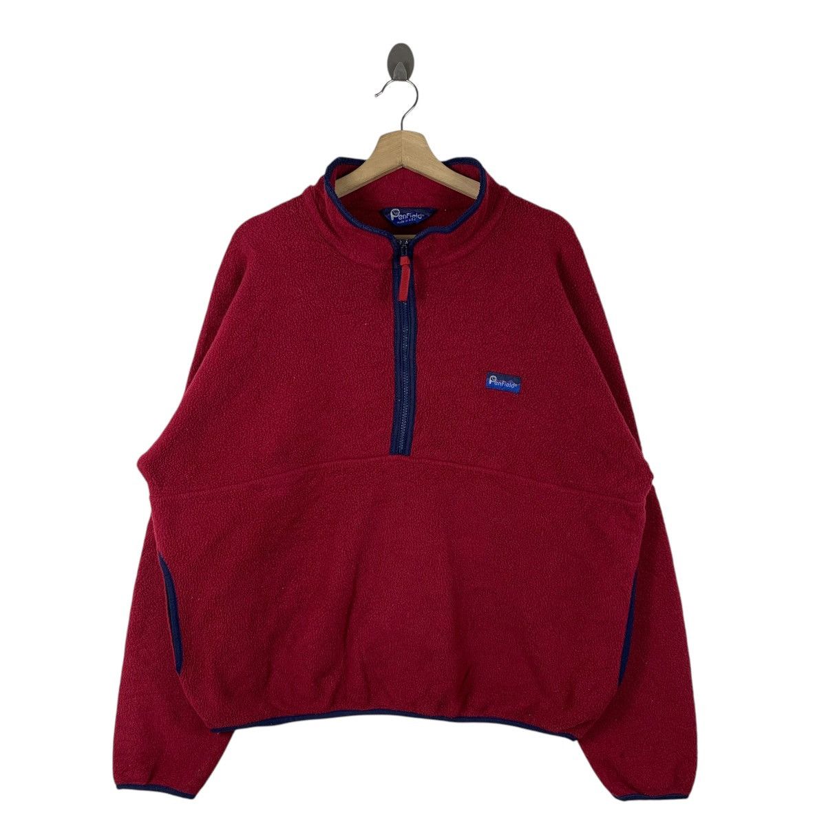 Penfield Vintage PENFIELD Outdoor Half Zipper Fleece Sweatshirt Size US L / EU 52-54 / 3 - 1 Thumbnail