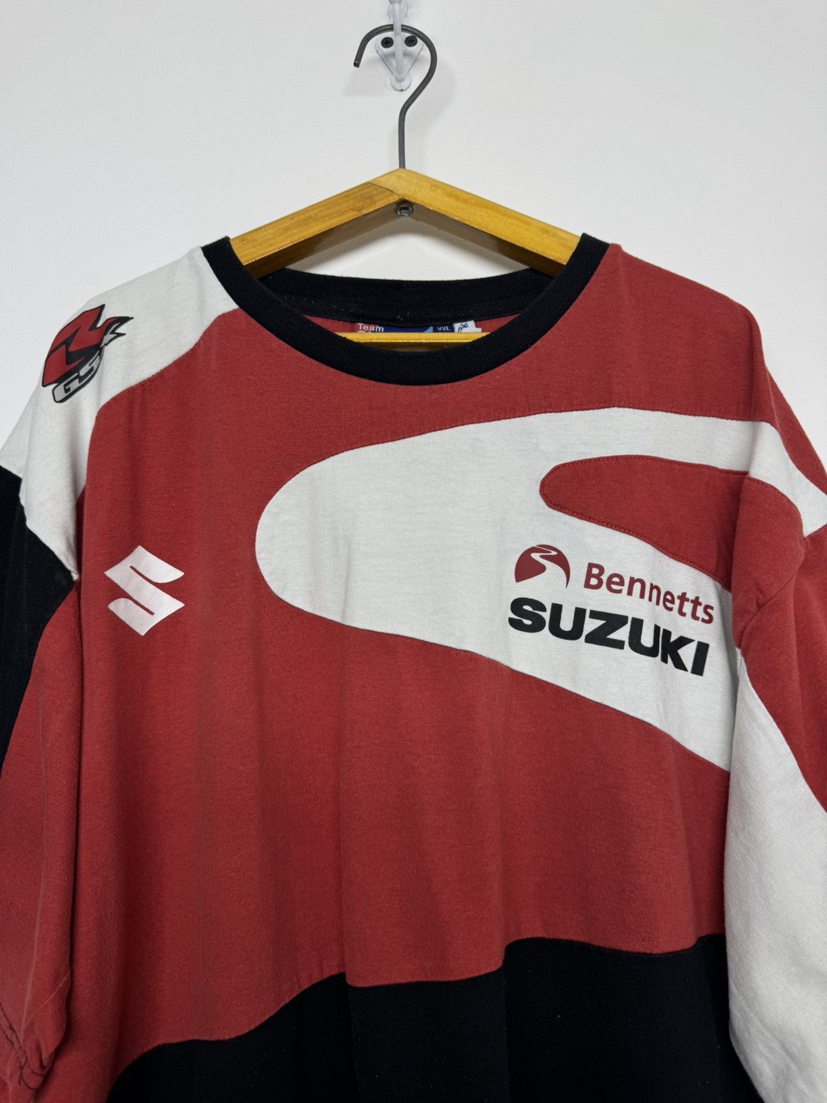 Vintage Vintage Y2k Suzuki Racing Big Logo T Shirt Size US XXL / EU 58 / 5 - 1 Thumbnail