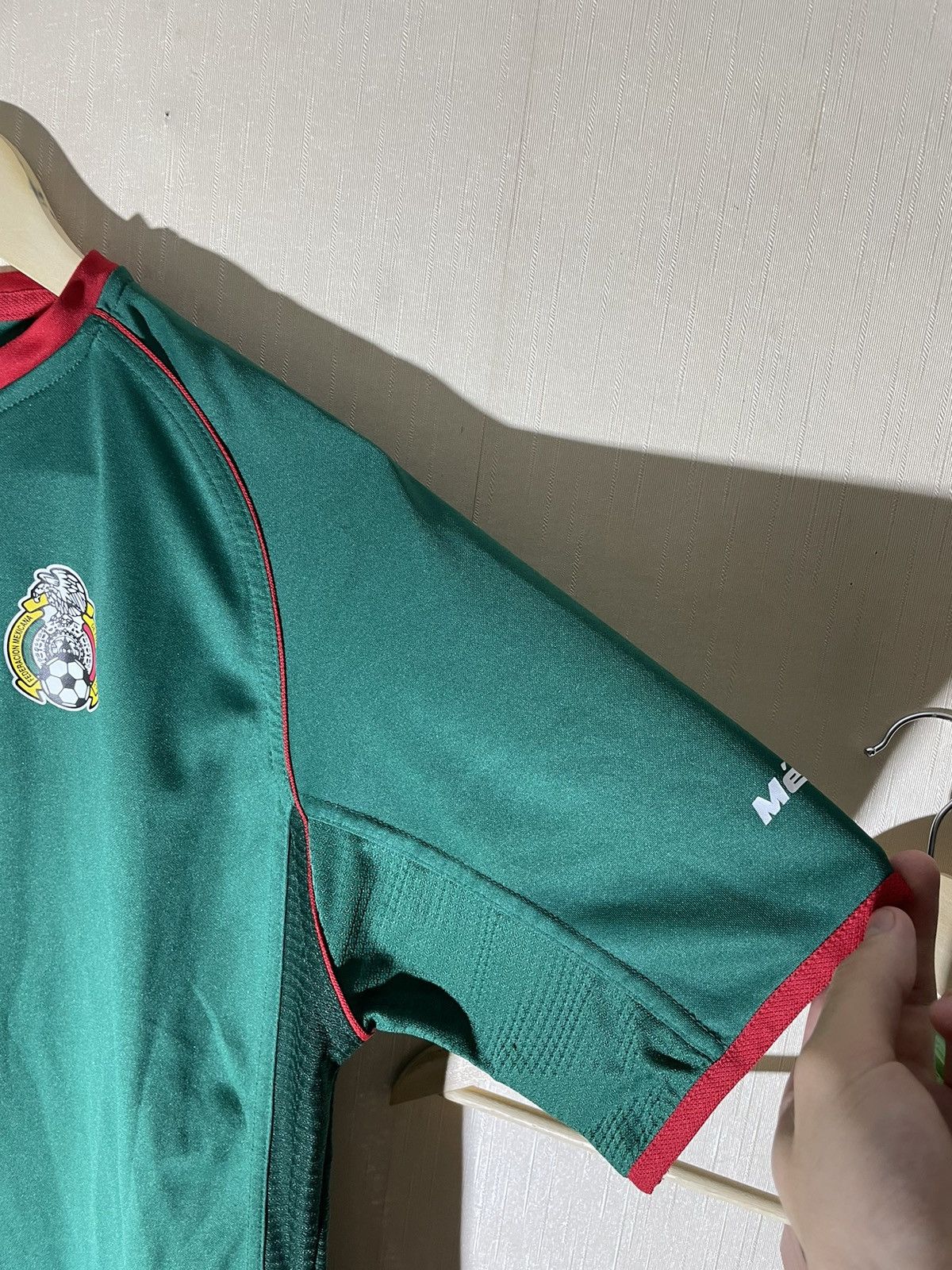 Vintage Atletica Mexico 2002 vintage soccer jersey Size US L / EU 52-54 / 3 - 4 Thumbnail