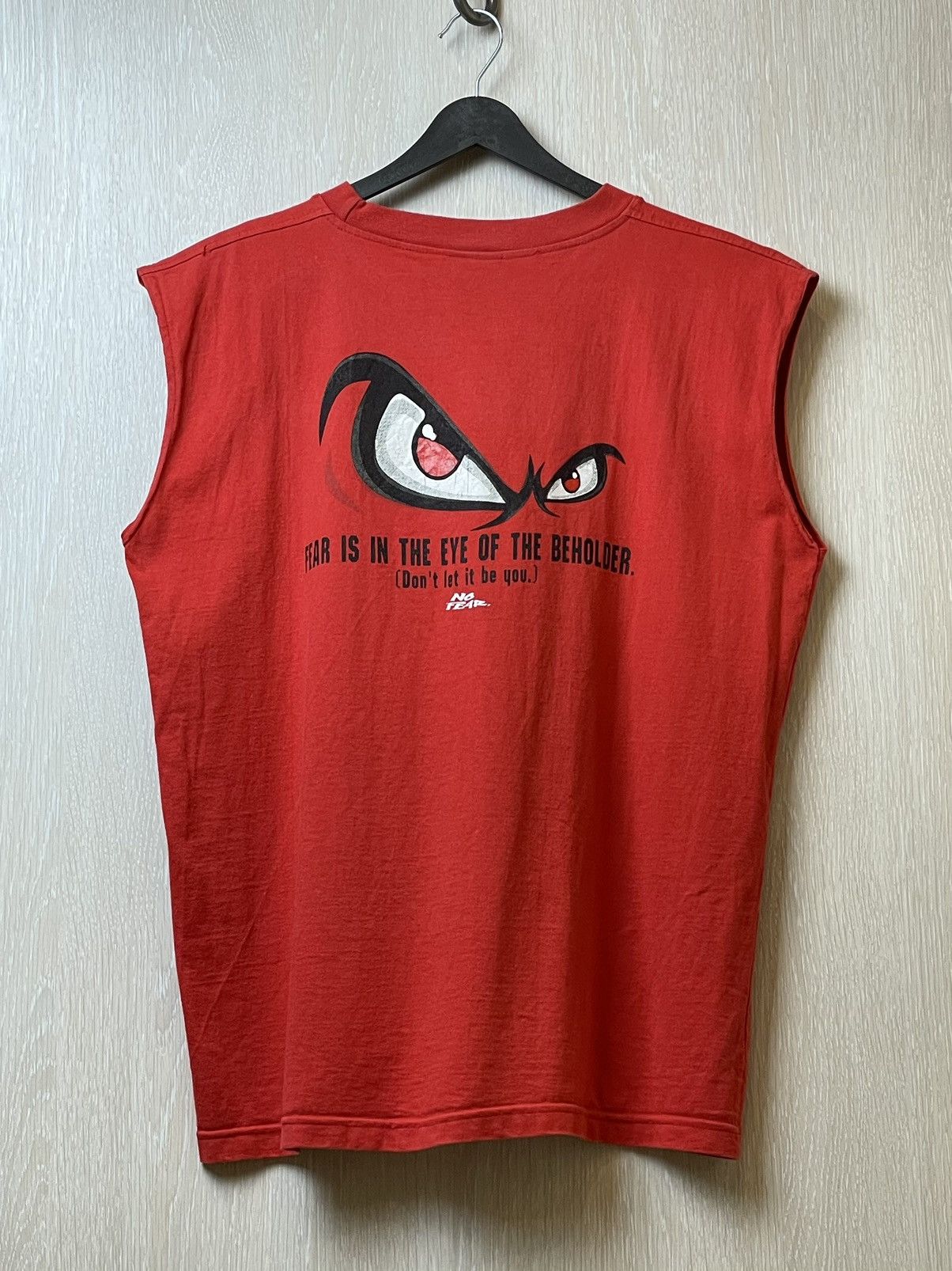 No Fear Vintage No Fear Red Logo tank top Tshirt Size US XL / EU 56 / 4 - 1 Thumbnail