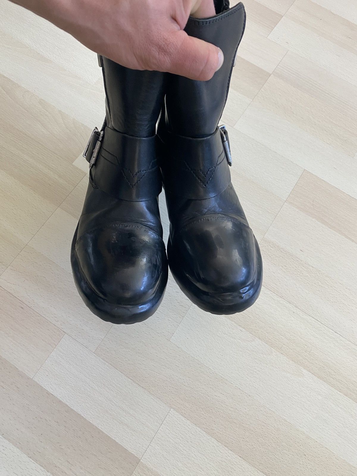 Diesel Diesel Melted Toe Avant-Garde Leather Boots Size US 9 / IT 39 - 4 Thumbnail