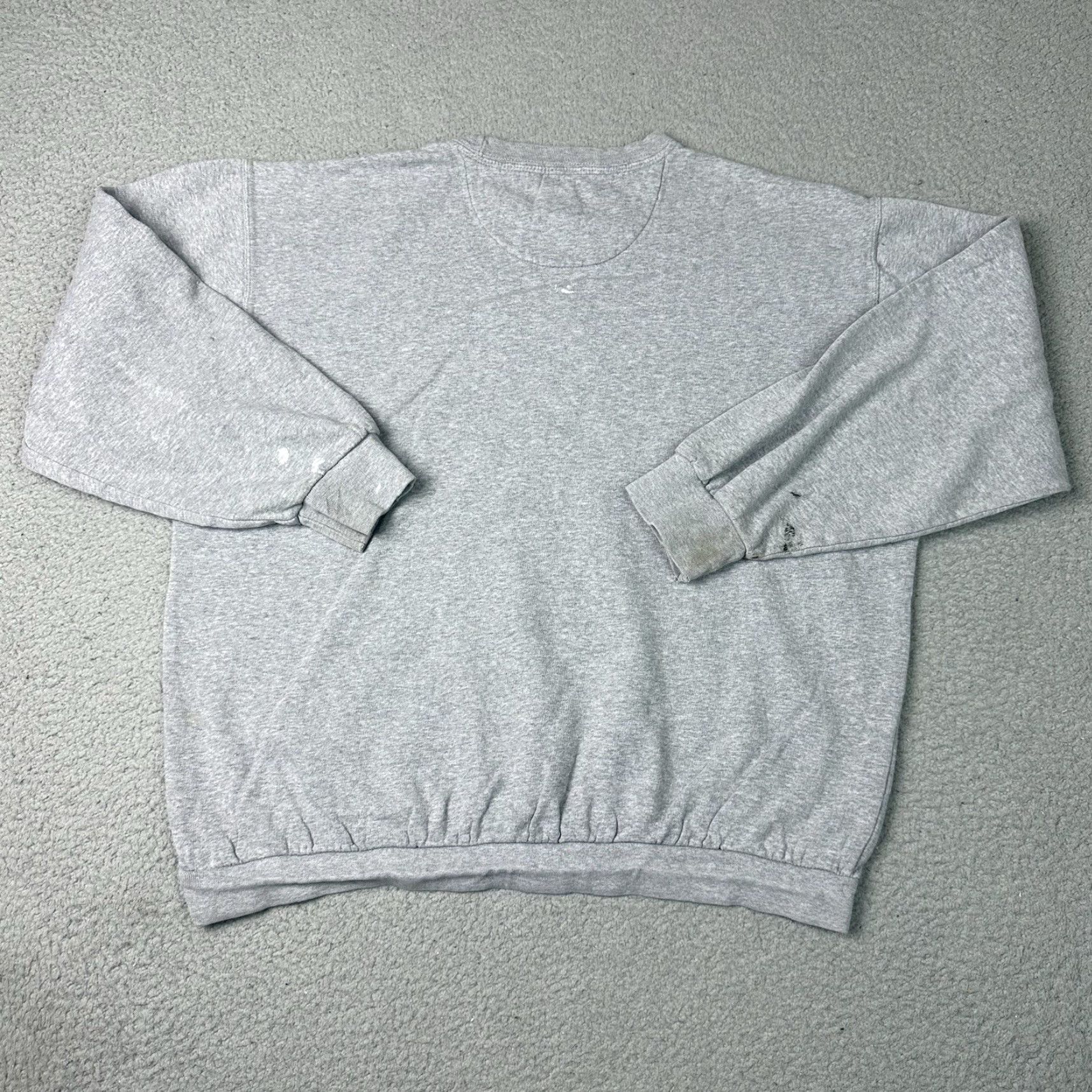 Ralph Lauren VINTAGE Chaps Ralph Lauren Sweatshirt Sweater Mens L Gray USA Flag Distressed 90s Y2k 90s Classic Preppy Mens Size US L / EU 52-54 / 3 - 5 Thumbnail