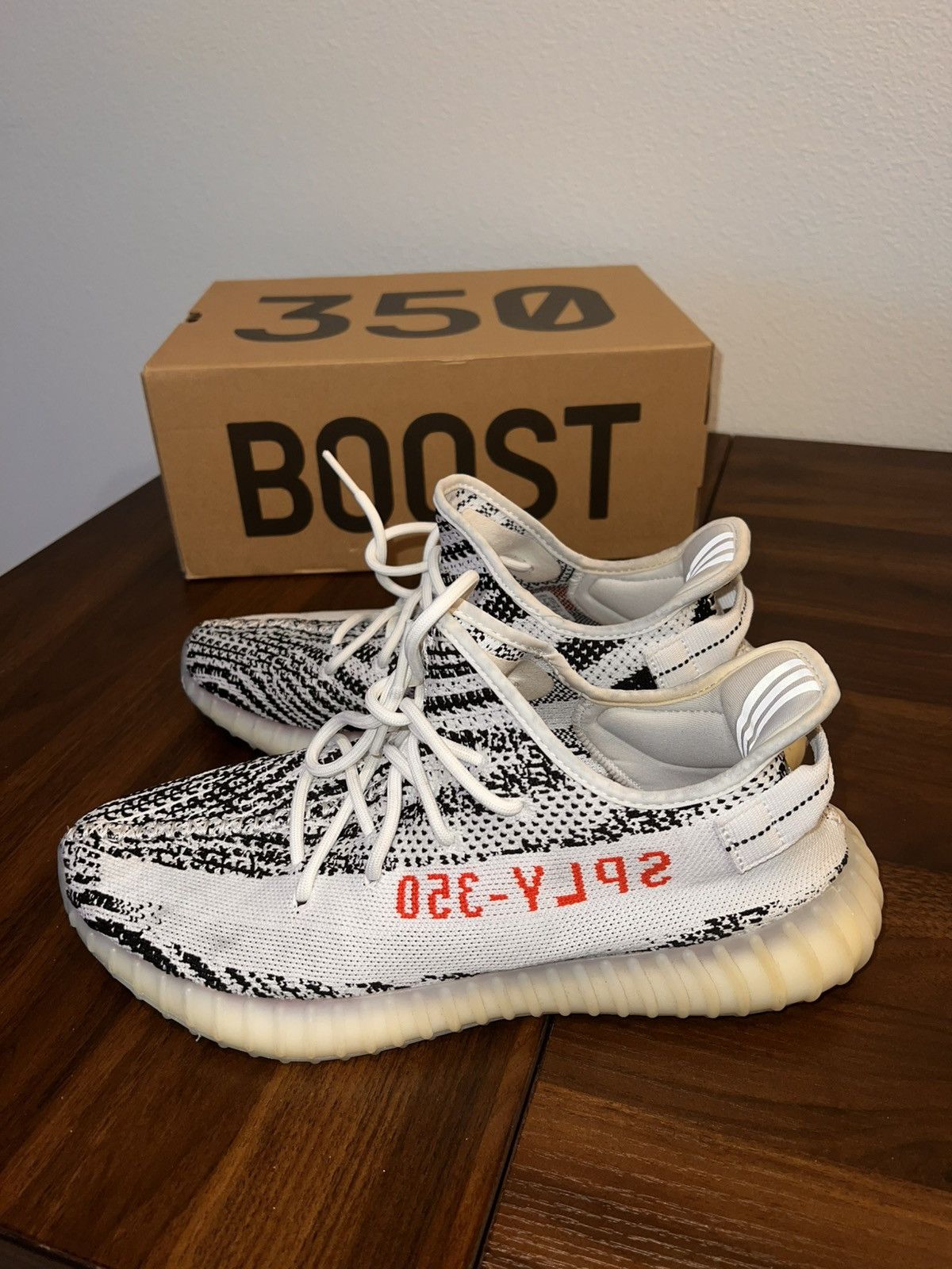 Adidas Yeezy Boost 350 “Zebra” Size US 10.5 / EU 43-44 - 1 Thumbnail