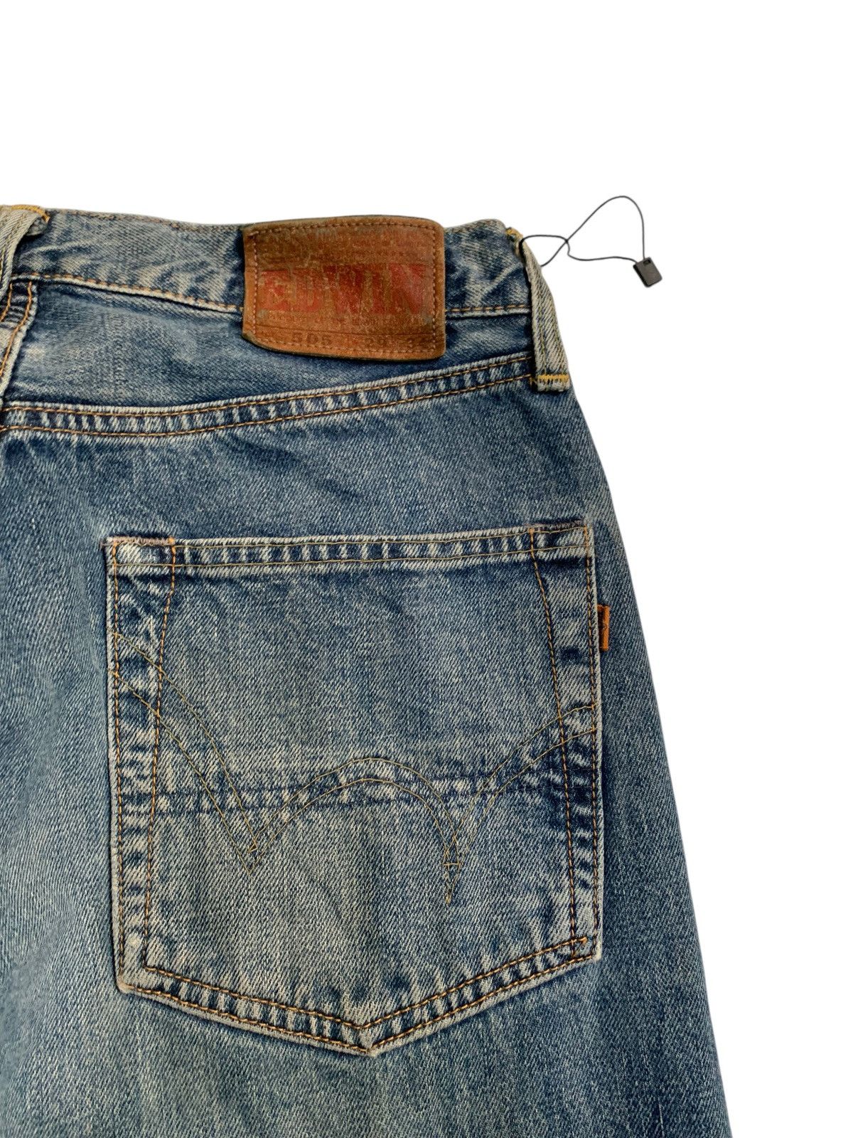 Kapital VINTAGE EDWIN 505 SELVEDGE BAGGY DISTRESSED JAPANESE DENIM Size US 29 - 15 Thumbnail