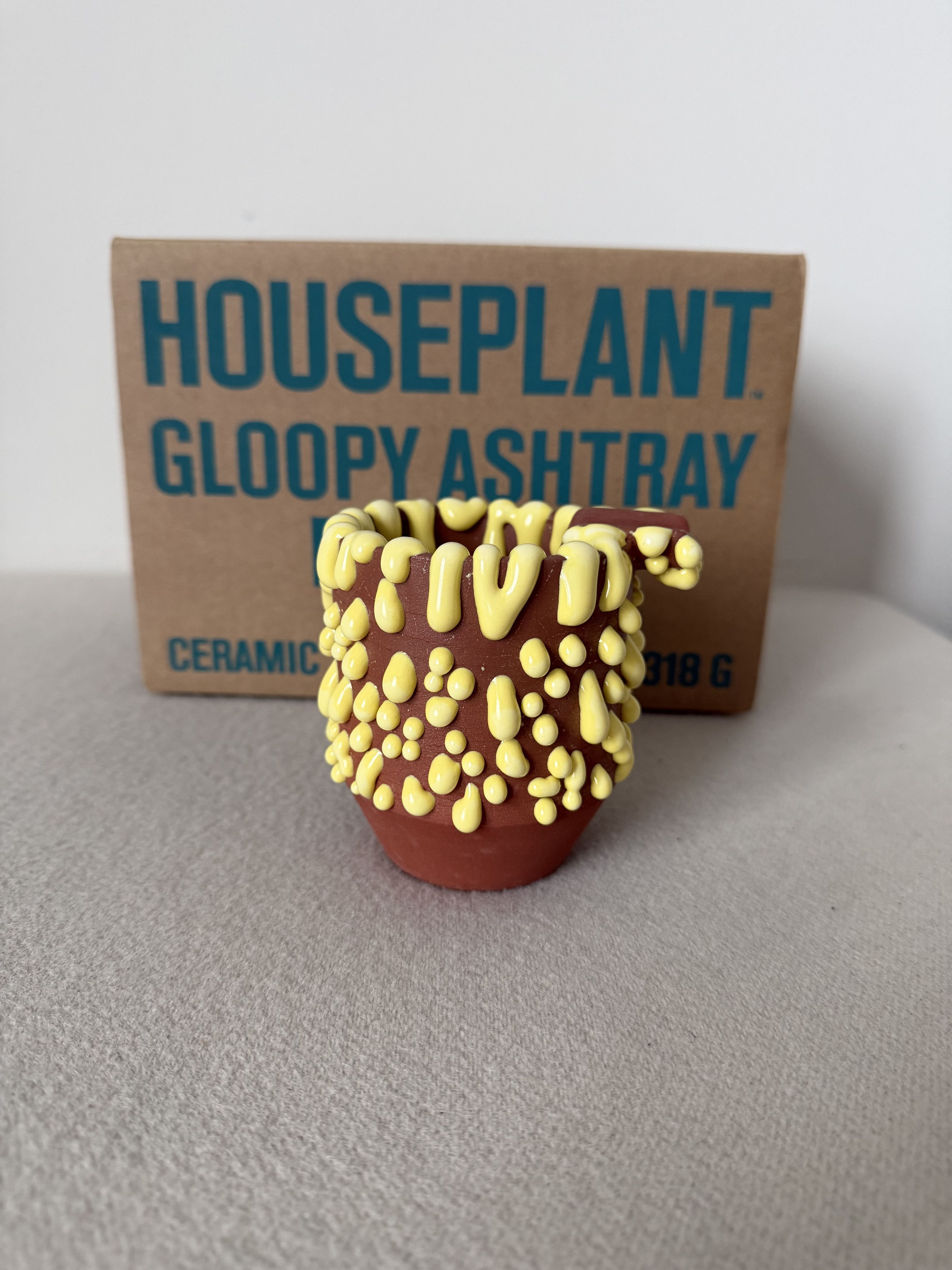 Houseplant Houseplant Gloopy Ashtray in Brown Yellow Size ONE SIZE - 1 Thumbnail