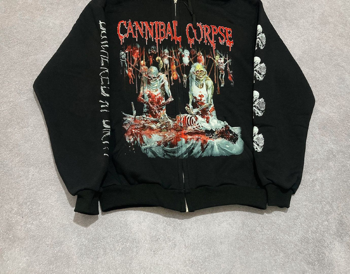 Band Tees Zip-hoodie Cannibal Corpse - Butchered at Birth Size US L / EU 52-54 / 3 - 3 Thumbnail