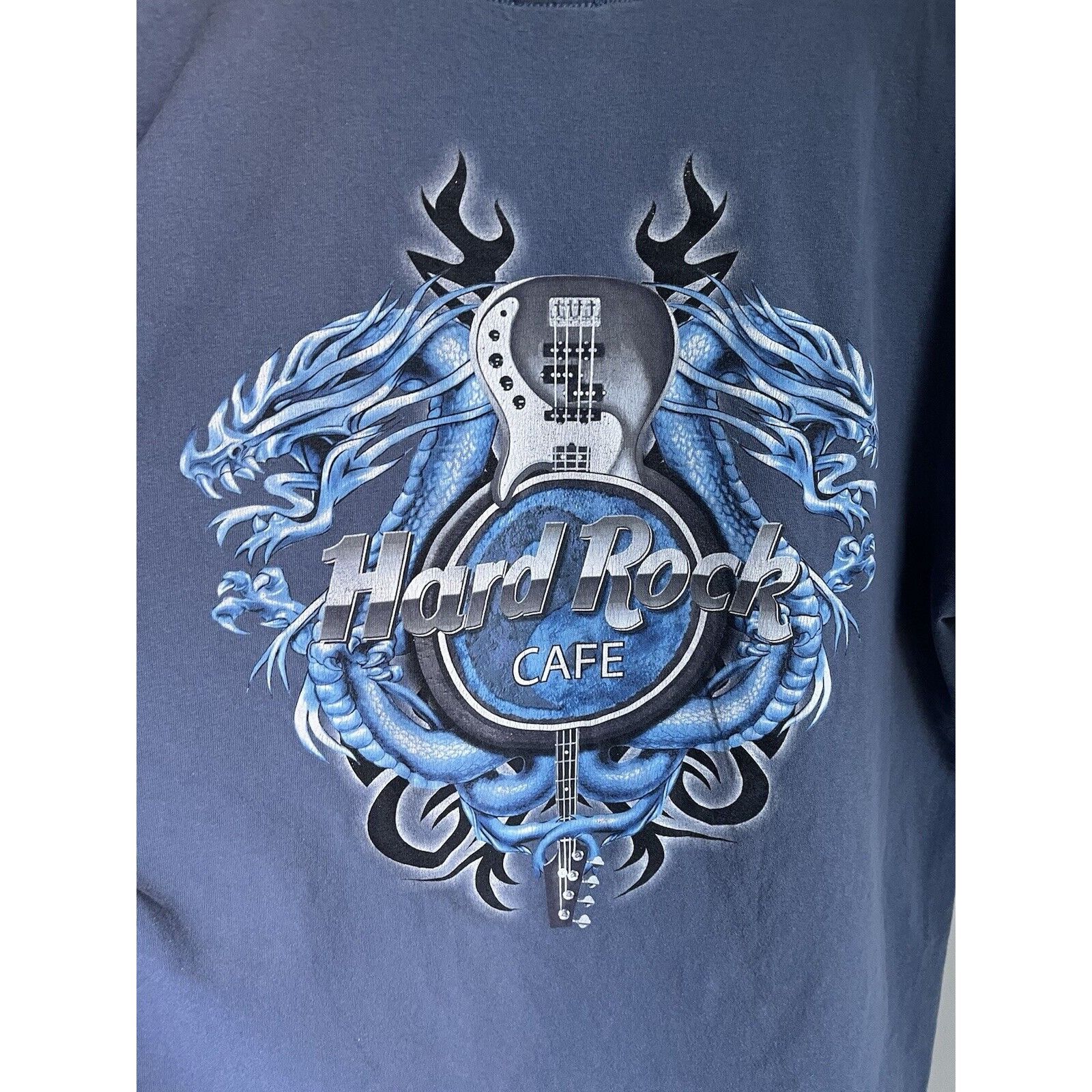 Hard Rock Cafe VINTAGE HARD ROCK CAFE SAN DIEGO CALIFORNIA GUITAR T XL 90S Size US XL / EU 56 / 4 - 2 Thumbnail