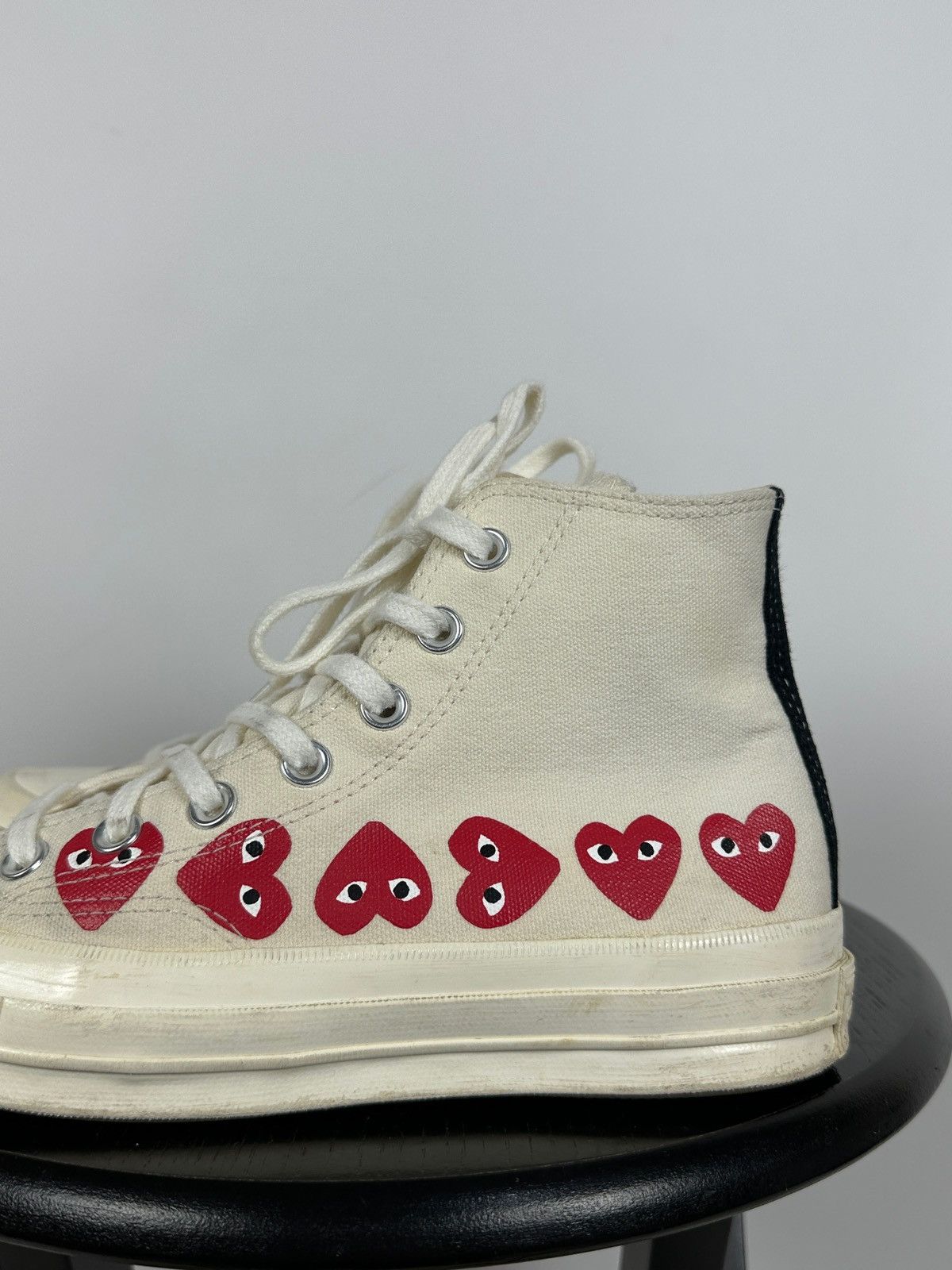 Comme des Garcons Comme Des Garçons x Chuck Taylor Converse All Star Hi Top Size US 5 / EU 37 - 15 Thumbnail