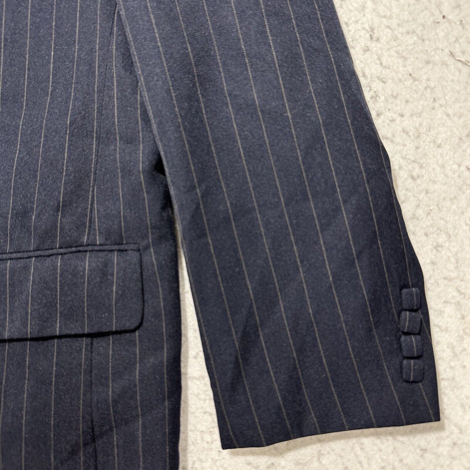 Other T.D.C NY Collection 44XL Square Button Suit Jacket Blue Size 44L - 4 Thumbnail