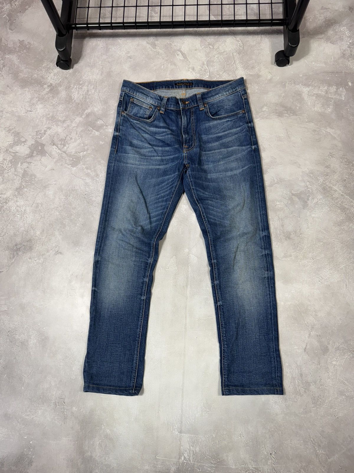 Nudie Jeans Vintage Nudie Jeans Lean Dean Japanese Denim Pants Size US 31 - 5 Thumbnail