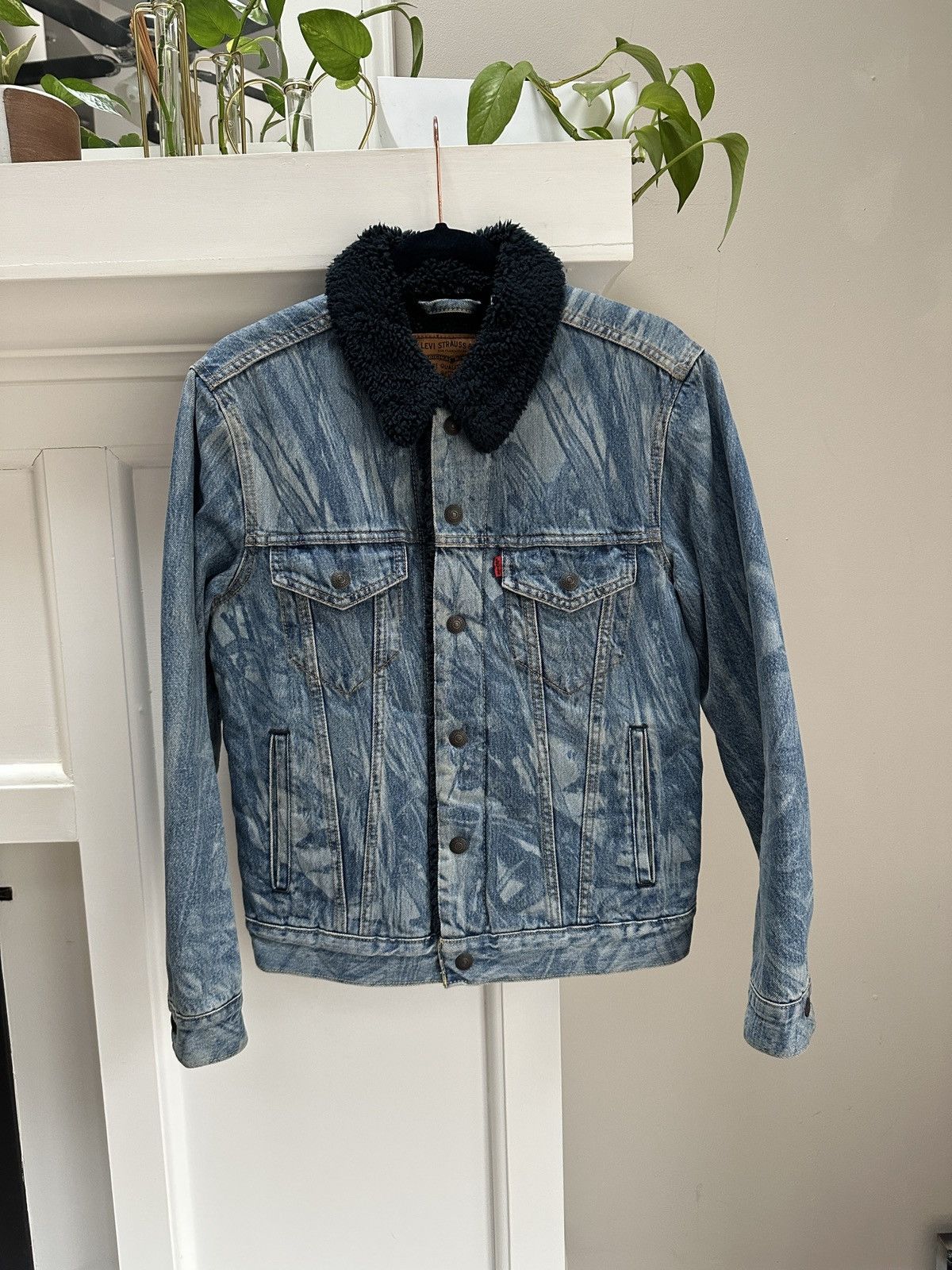 Levi's Fresh Leaves Trucker Jacket Size US S / EU 44-46 / 1 - 1 Thumbnail