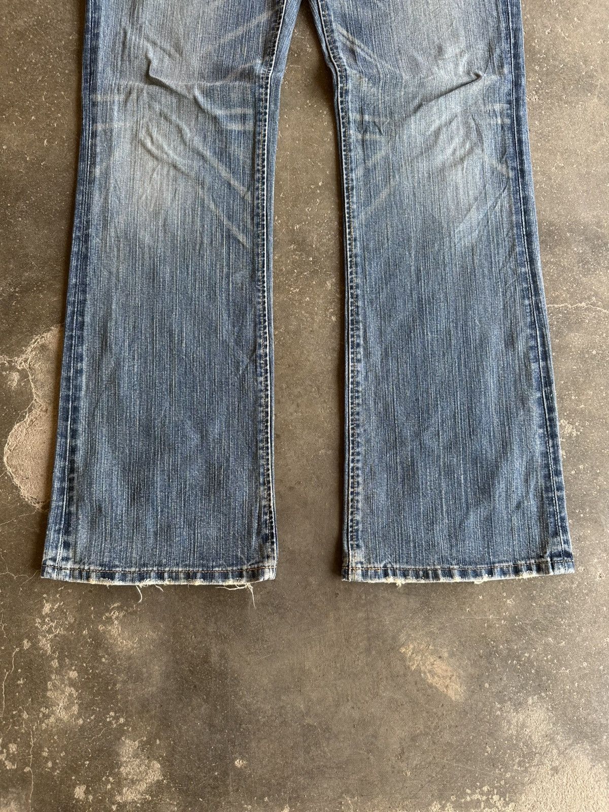 Vintage VINTAGE WRANGLER JEANS RARE PATINA DENIM PANTS Size US 31 - 5 Thumbnail