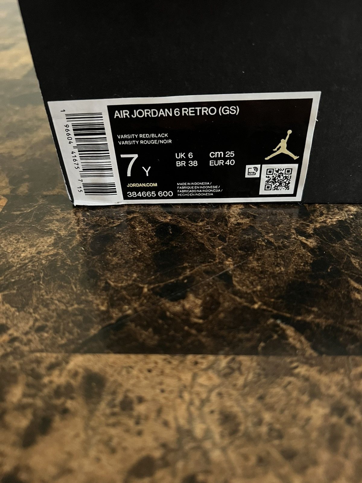 Jordan Brand × Nike Nike Air Jordan 6 Retro Toro Bravo Size 7Y(GS) Pre-Owned Size US 7 / EU 40 - 9 Thumbnail