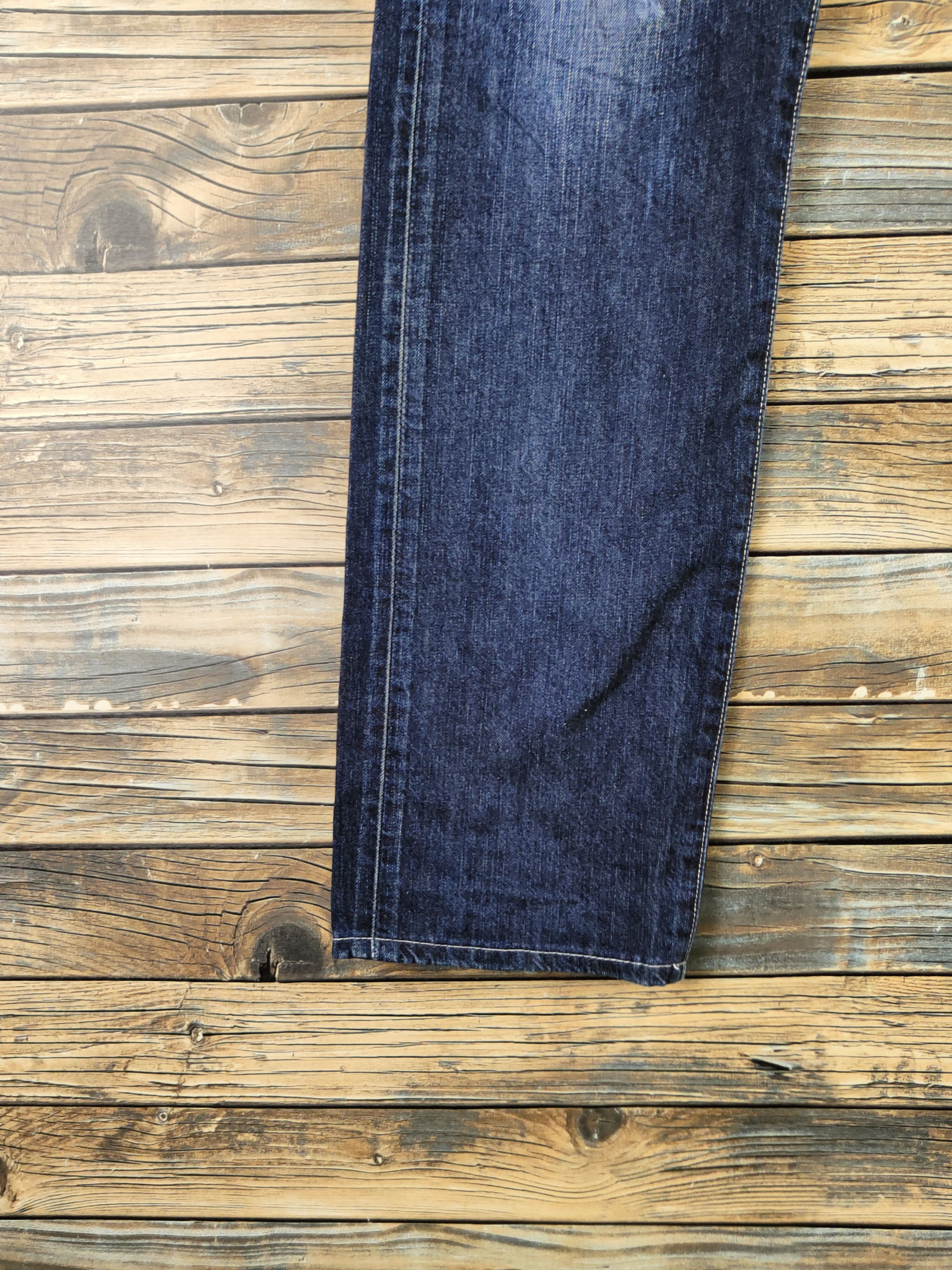 Levi's Levi's Dark Blue Distressed Ripped Jeans #S2839 Size US 31 - 4 Thumbnail