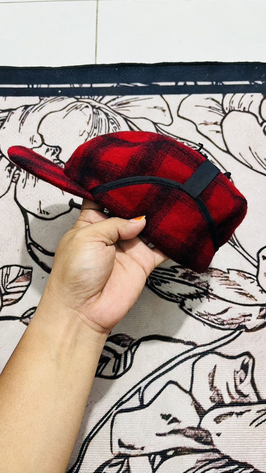 L.L. Bean Vintage LL.Bean Buffalo check railroad hat Size ONE SIZE - 2 Thumbnail