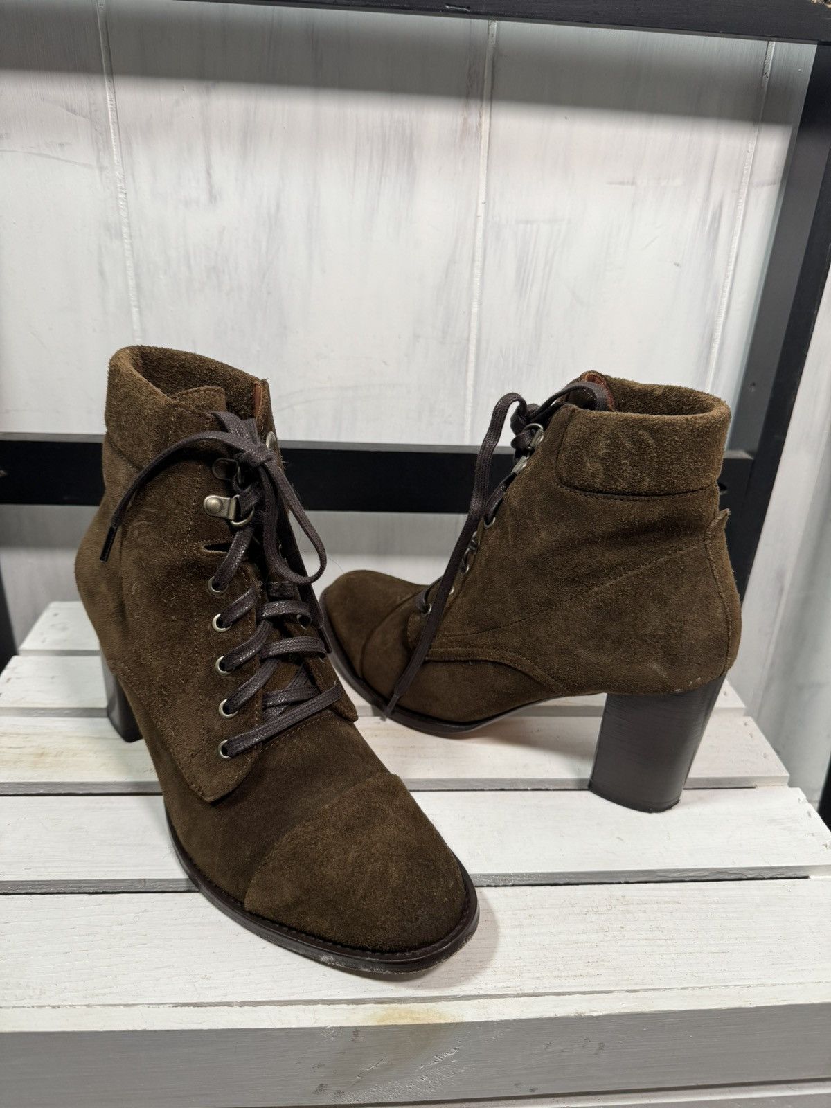 Ariat Ariat Two24 NEW Olive Green Leather Booties, Size 9.5 Size US 9.5 / IT 39.5 - 7 Thumbnail