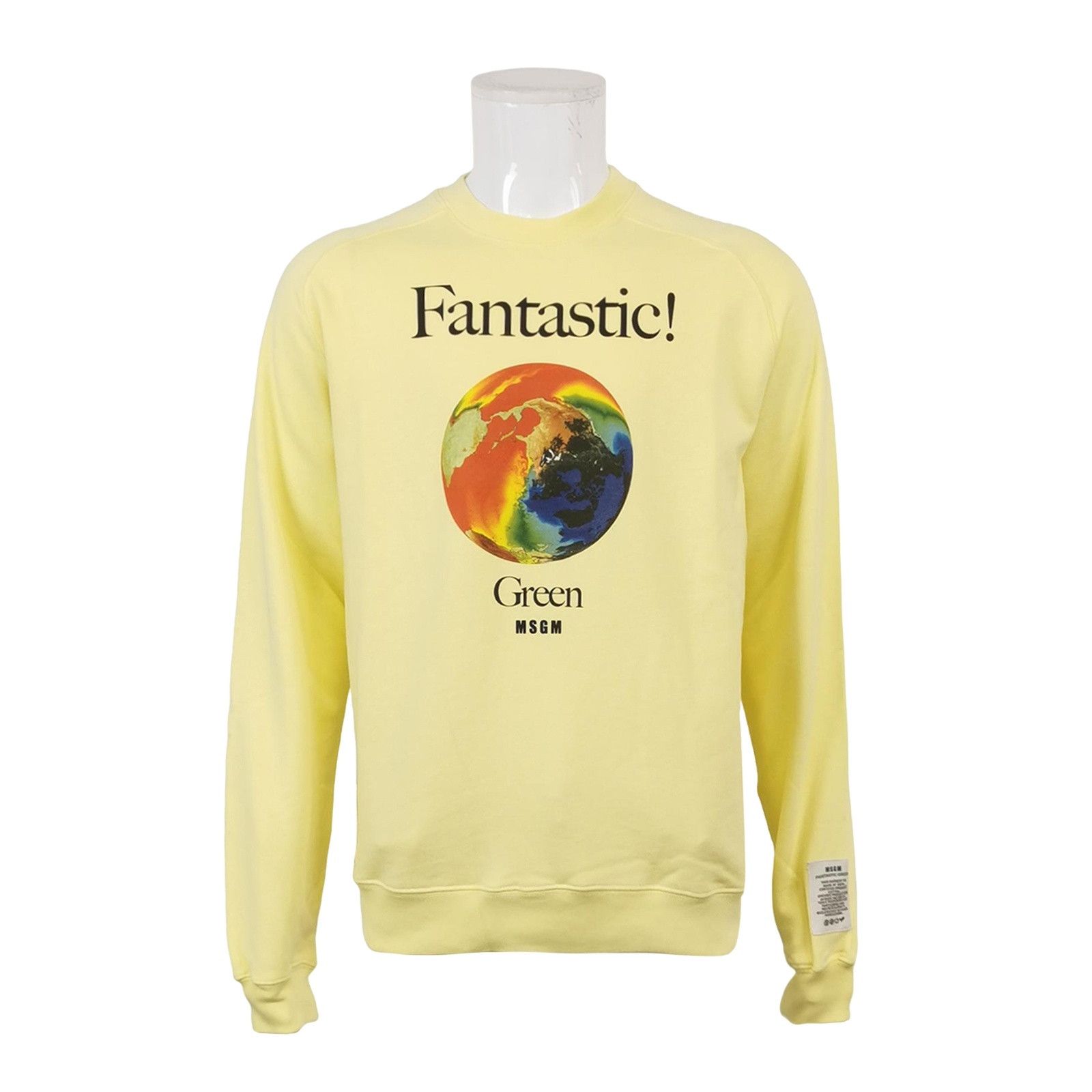 MSGM MSGM Fantastic Green Graphic Sweatshirt L Size US L / EU 52-54 / 3 - 1 Thumbnail