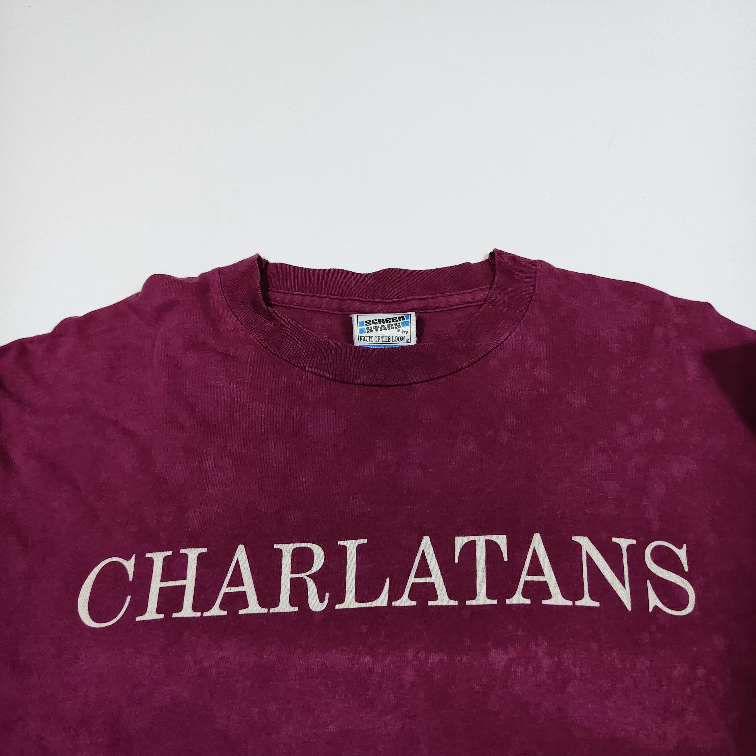 Band Tees 95 The Charlatans UK "4" Self-Titled Album #F Size US L / EU 52-54 / 3 - 3 Thumbnail