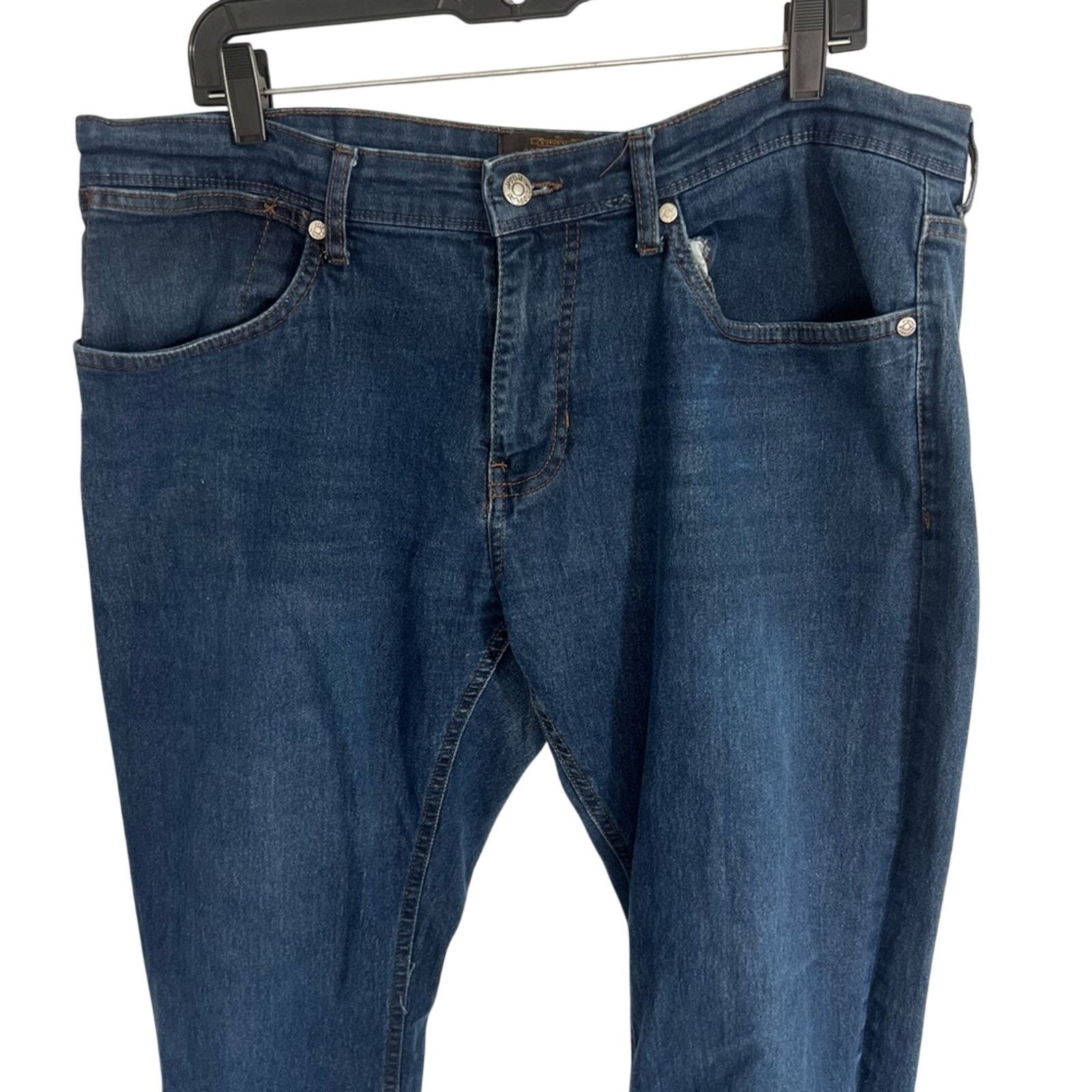 Frank & Oak Copper & Oak Supply Jeans Men 38x30 Straight Relaxed Stretch Size US 38 / EU 54 - 4 Thumbnail