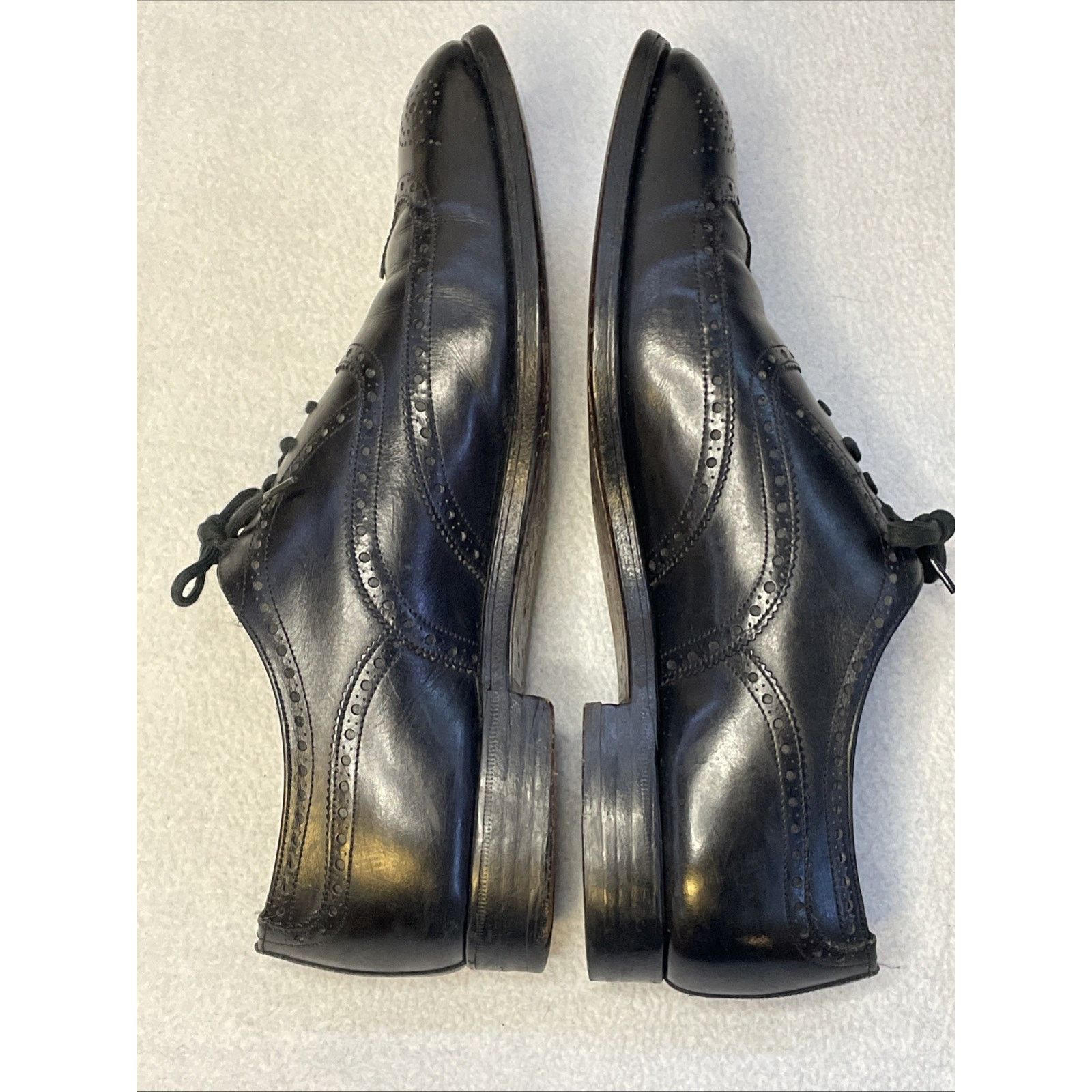 Brooks Brothers VTG Brooks Brothers Brooks English Devon Black Leather Size US 11.5 / EU 44-45 - 8 Thumbnail