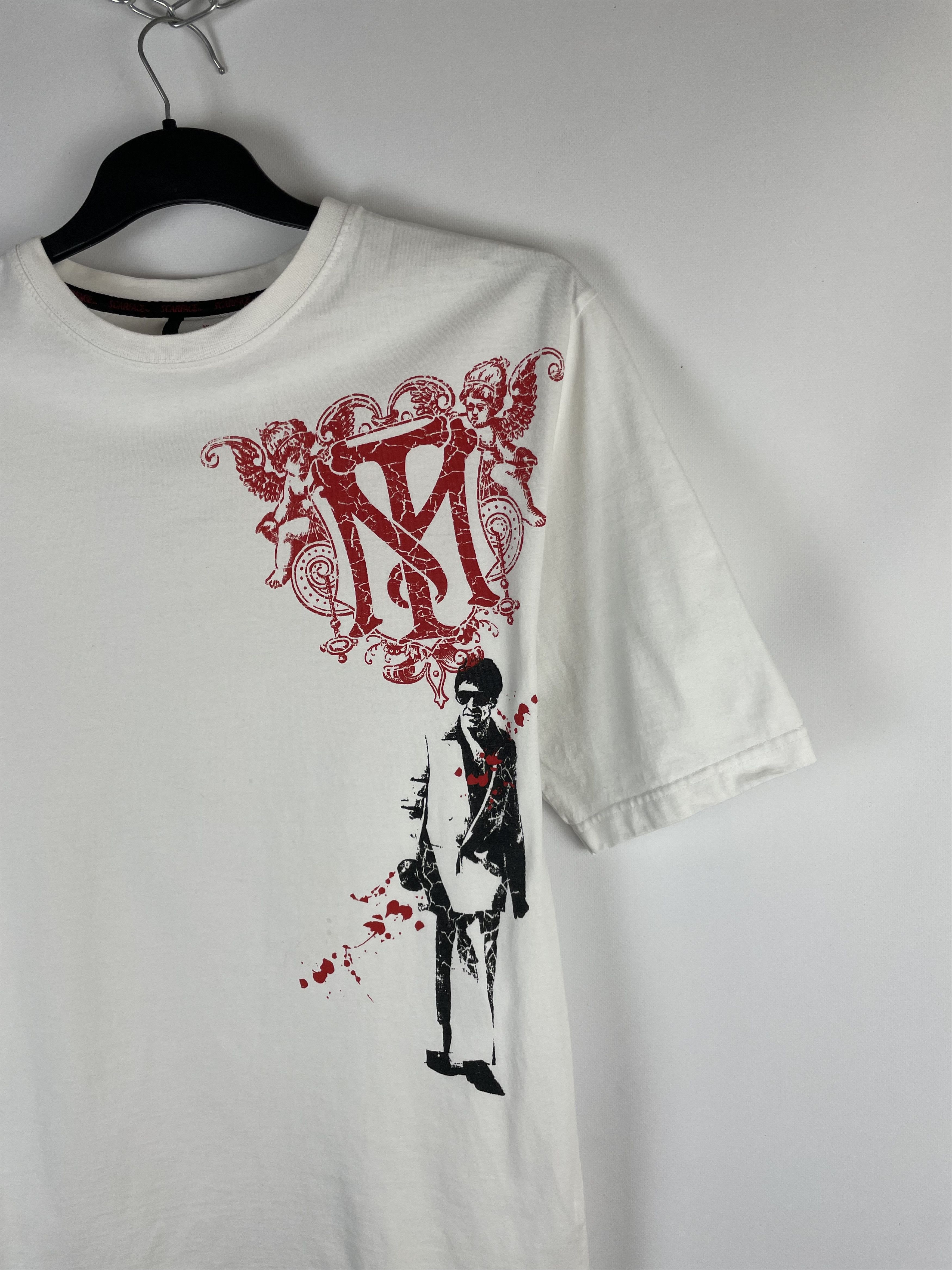 Vintage Vintage 90s Scarface Tee Size US XL / EU 56 / 4 - 3 Thumbnail