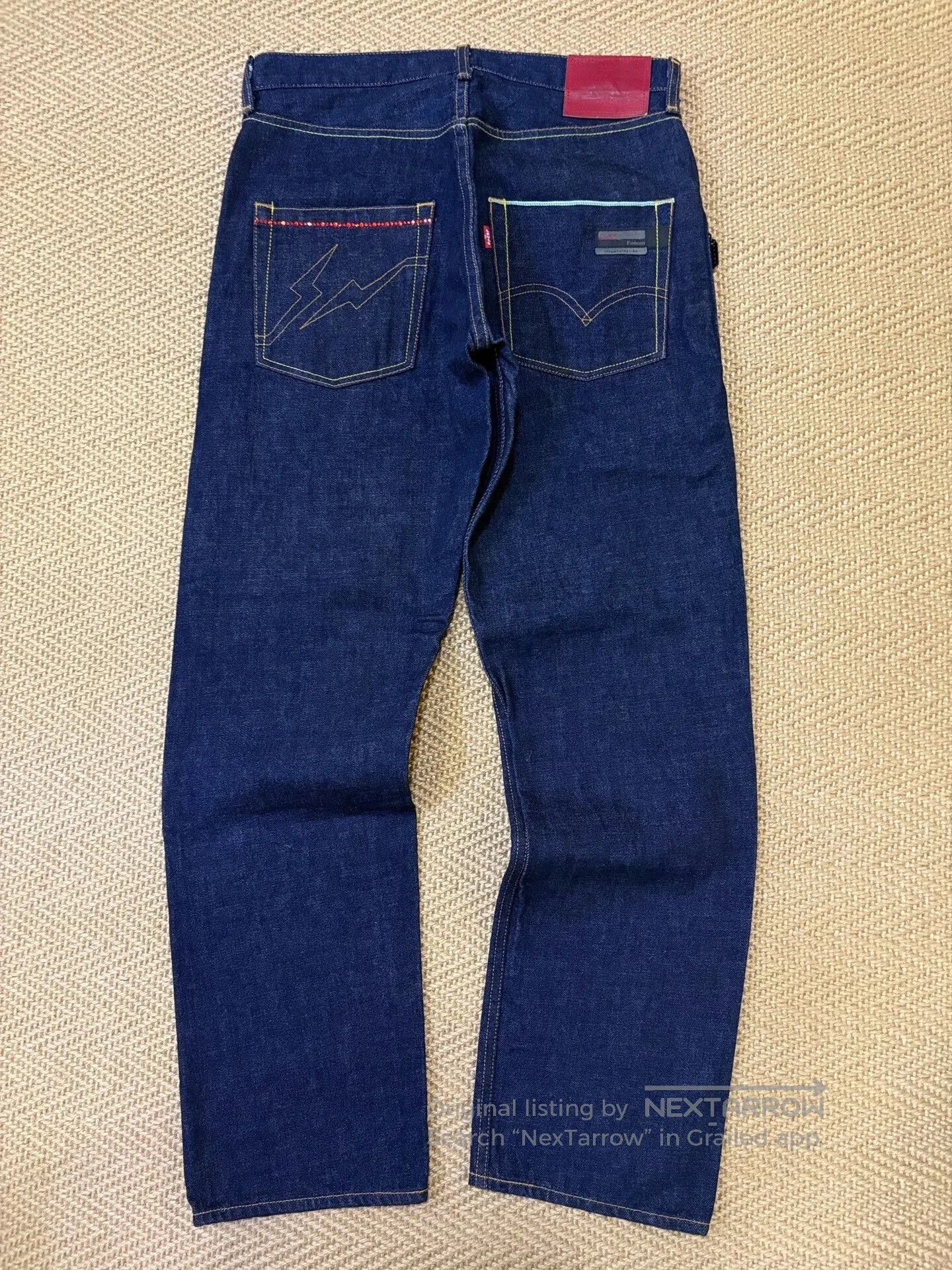 Levi's Levi's Fenom Disco Red Diamond Unwashed Jeans. Size US 26 / EU 42 - 1 Thumbnail