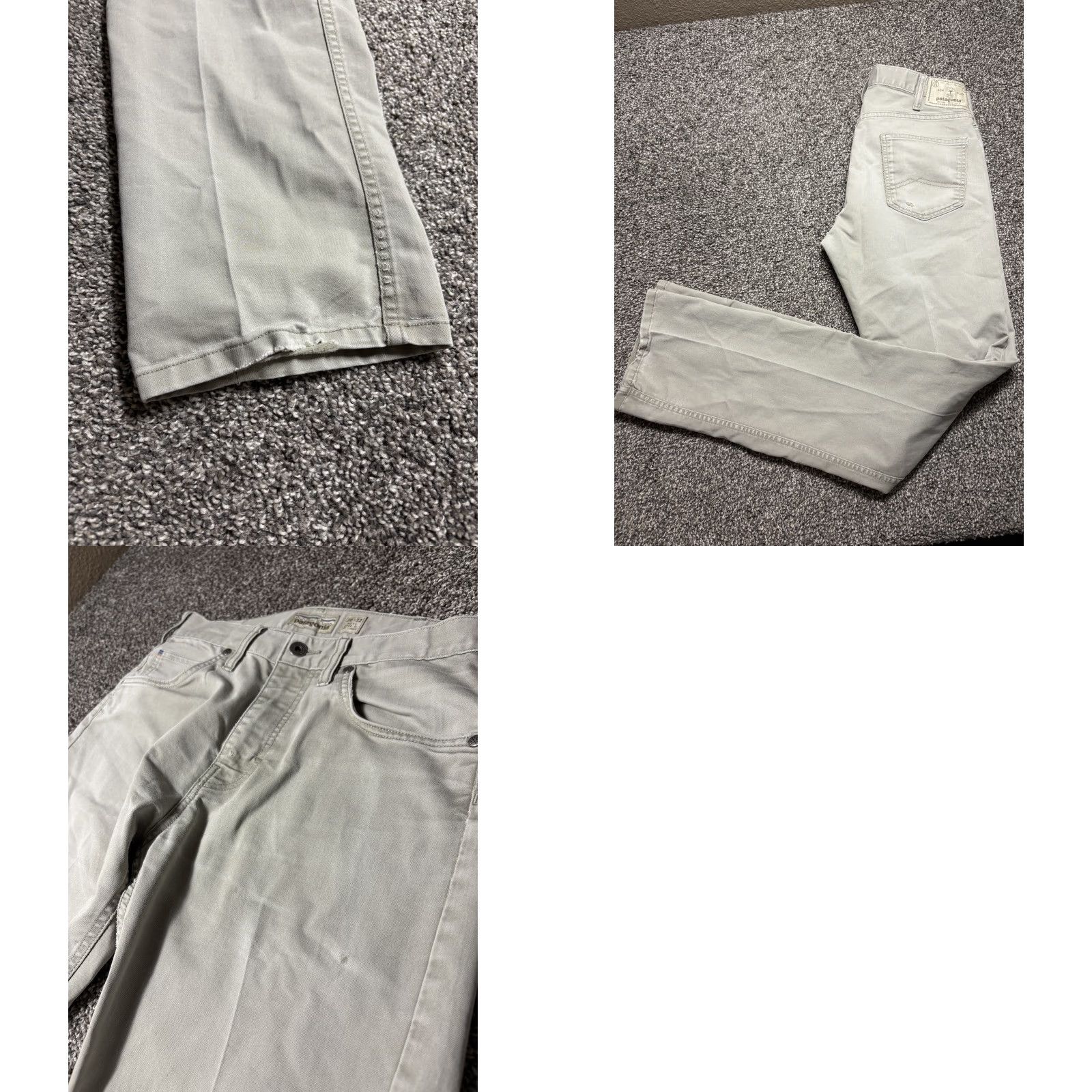 Patagonia Patagonia Iron Clad Pants Mens 30x32 Gray Twill Chino Regular Size US 30 / EU 46 - 9 Thumbnail
