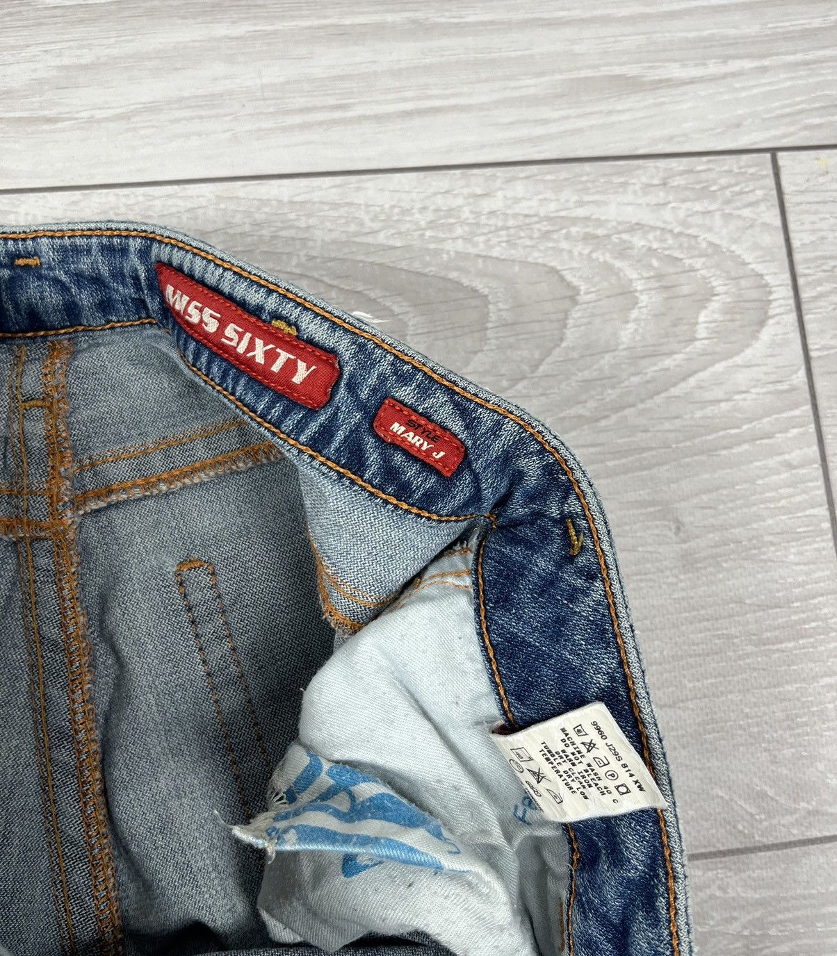 Miss Sixty Miss Sixty Y2K Blue Denim Washed Flared Jeans Denim Pants 27 Size 27" / US 4 / IT 40 - 9 Thumbnail