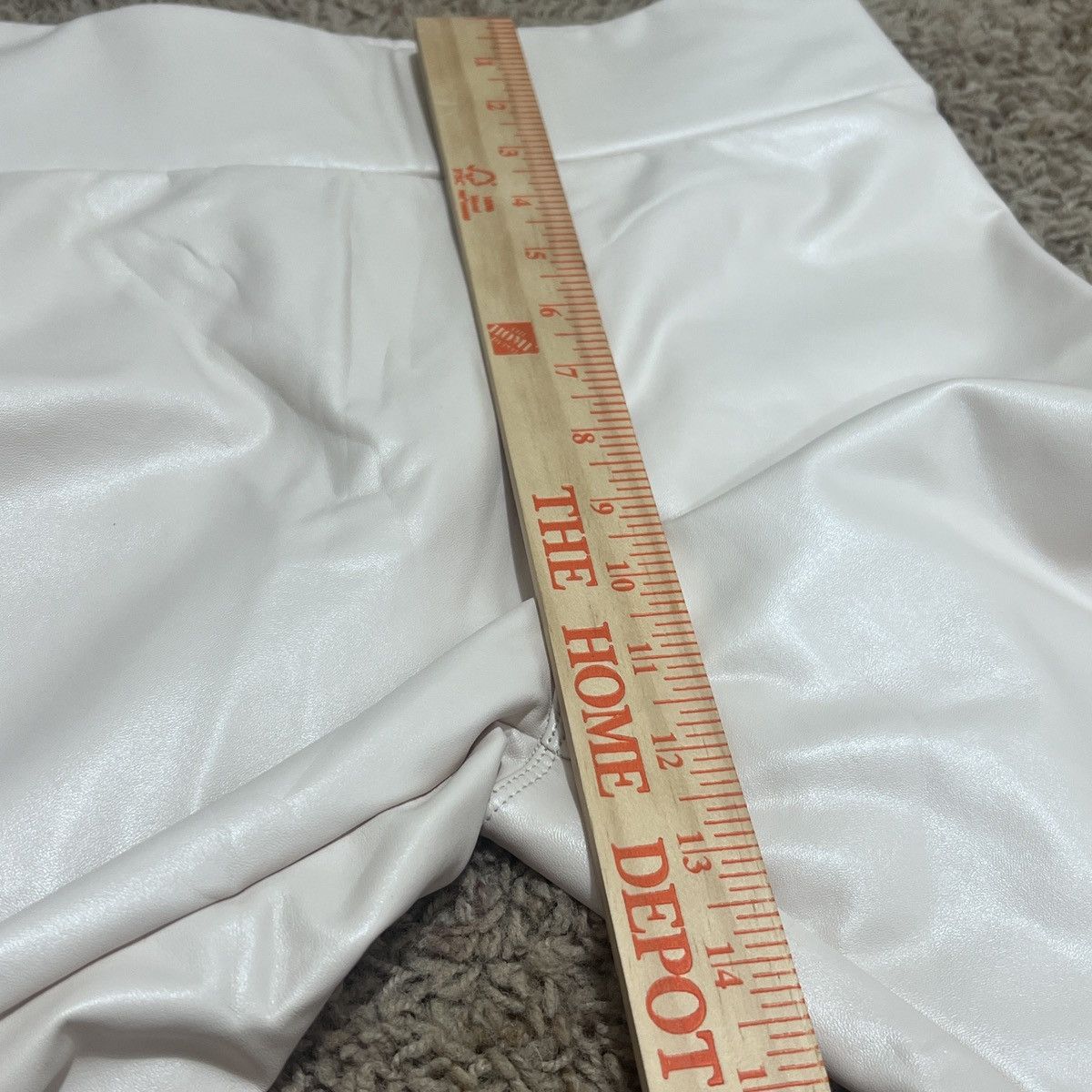Other Faux Leather Plush Lined Thermal Skinny Leggings, Large 8-10 Size 30" / US 8 / IT 44 - 5 Thumbnail