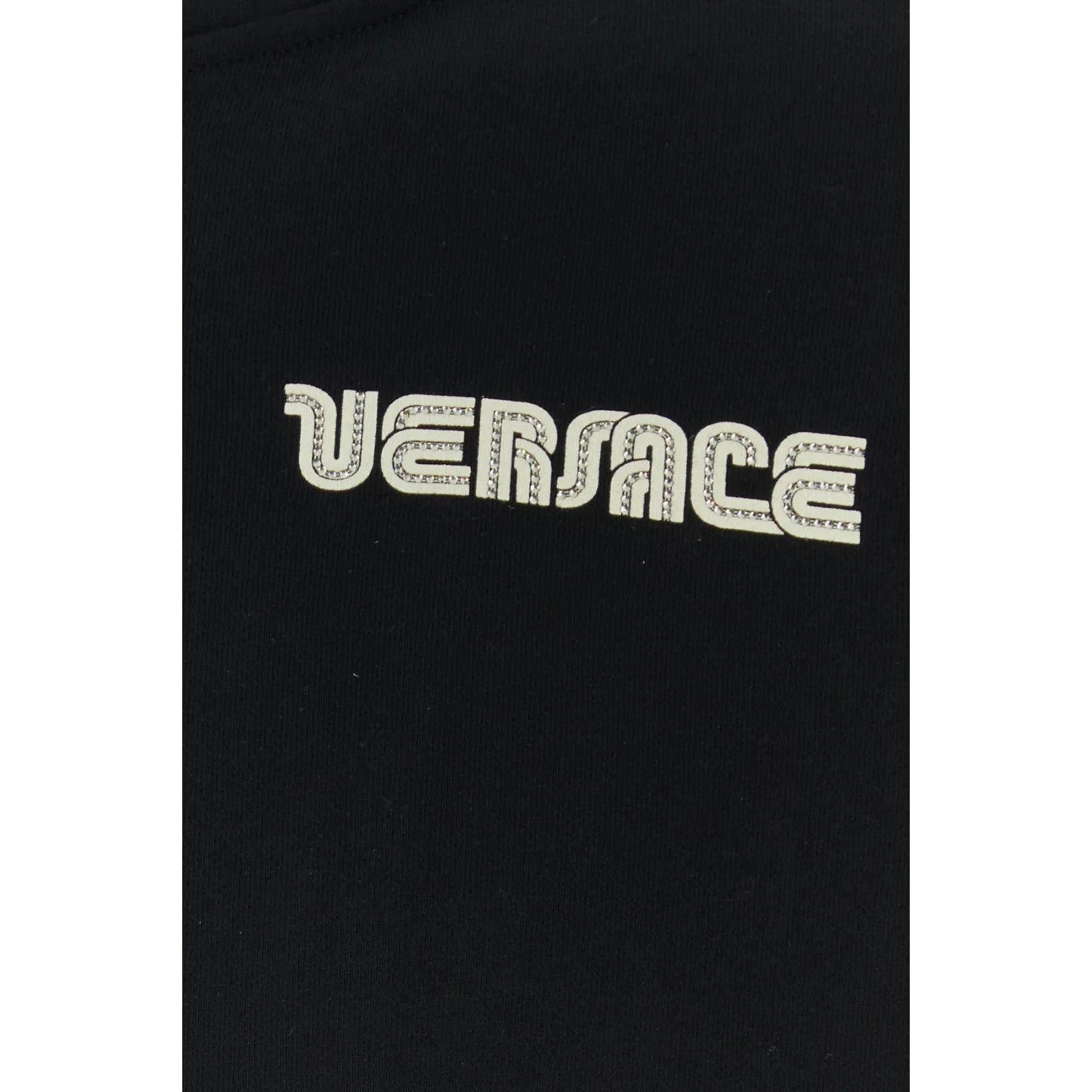 Versace VERSACE Black Cotton Sweatshirt New & Authentic (Men's size: Size US L / EU 52-54 / 3 - 3 Thumbnail