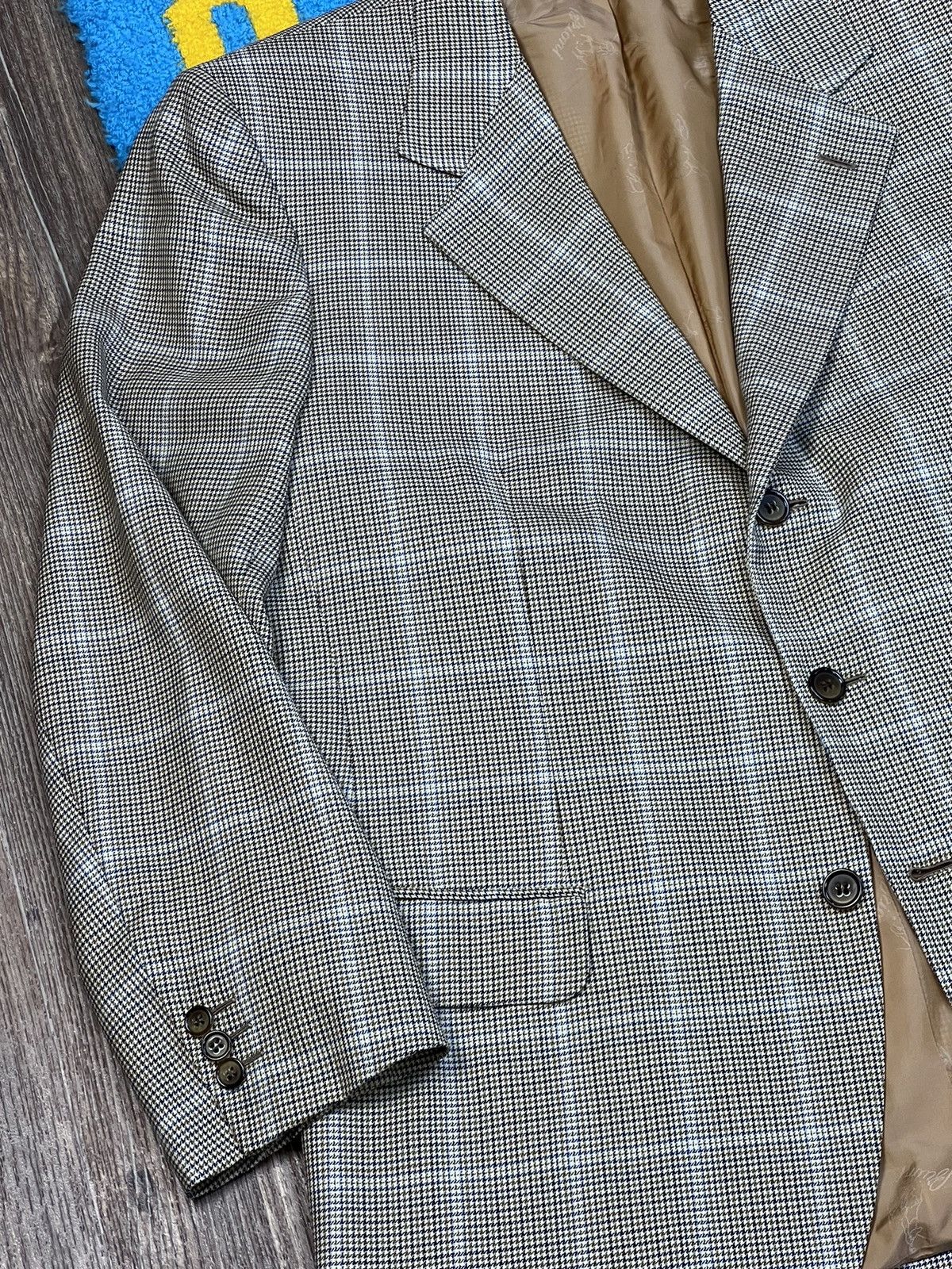 Brioni Brioni Parigi Wool Grey Checked Blazer Jacket size 50 Size 50S - 5 Thumbnail