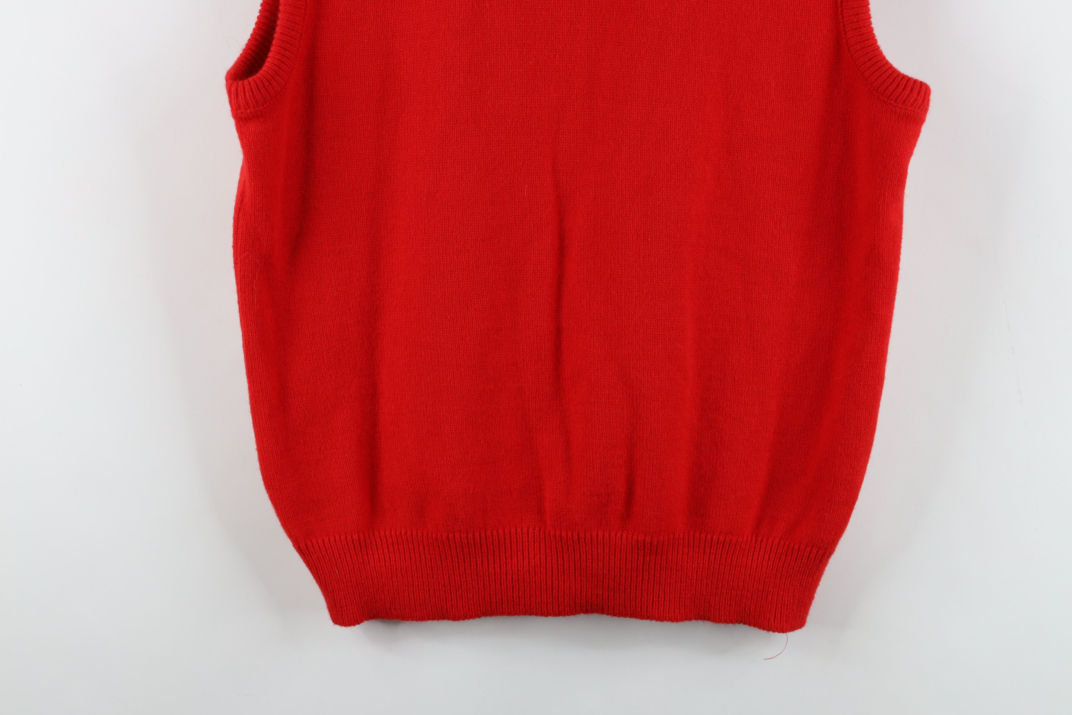 Vintage Vintage 70s Streetwear Wool Blend V-Neck Sweater Vest USA Size US M / EU 48-50 / 2 - 9 Thumbnail