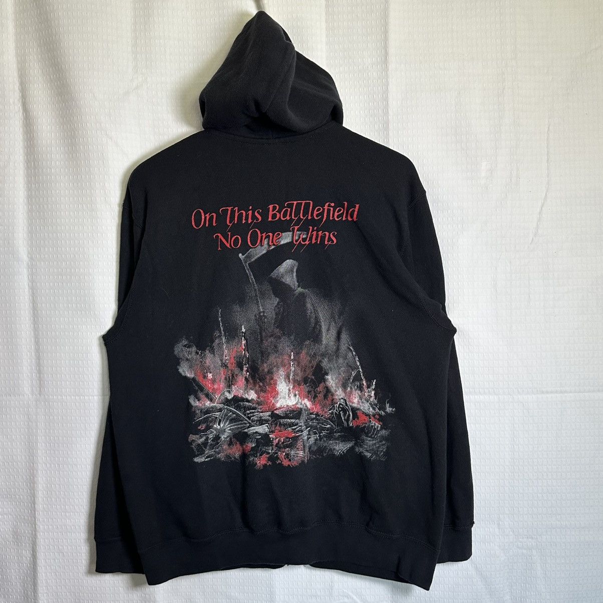 Iron Maiden VTG Iron Maiden Bootleg Hoodie Grim Reaper Canadian Flag L Size US L / EU 52-54 / 3 - 4 Thumbnail