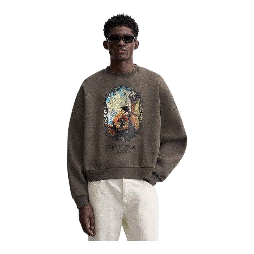 Designer CONTRAST PRINT SWEATSHIRT Size US S / EU 44-46 / 1 - 6 Thumbnail