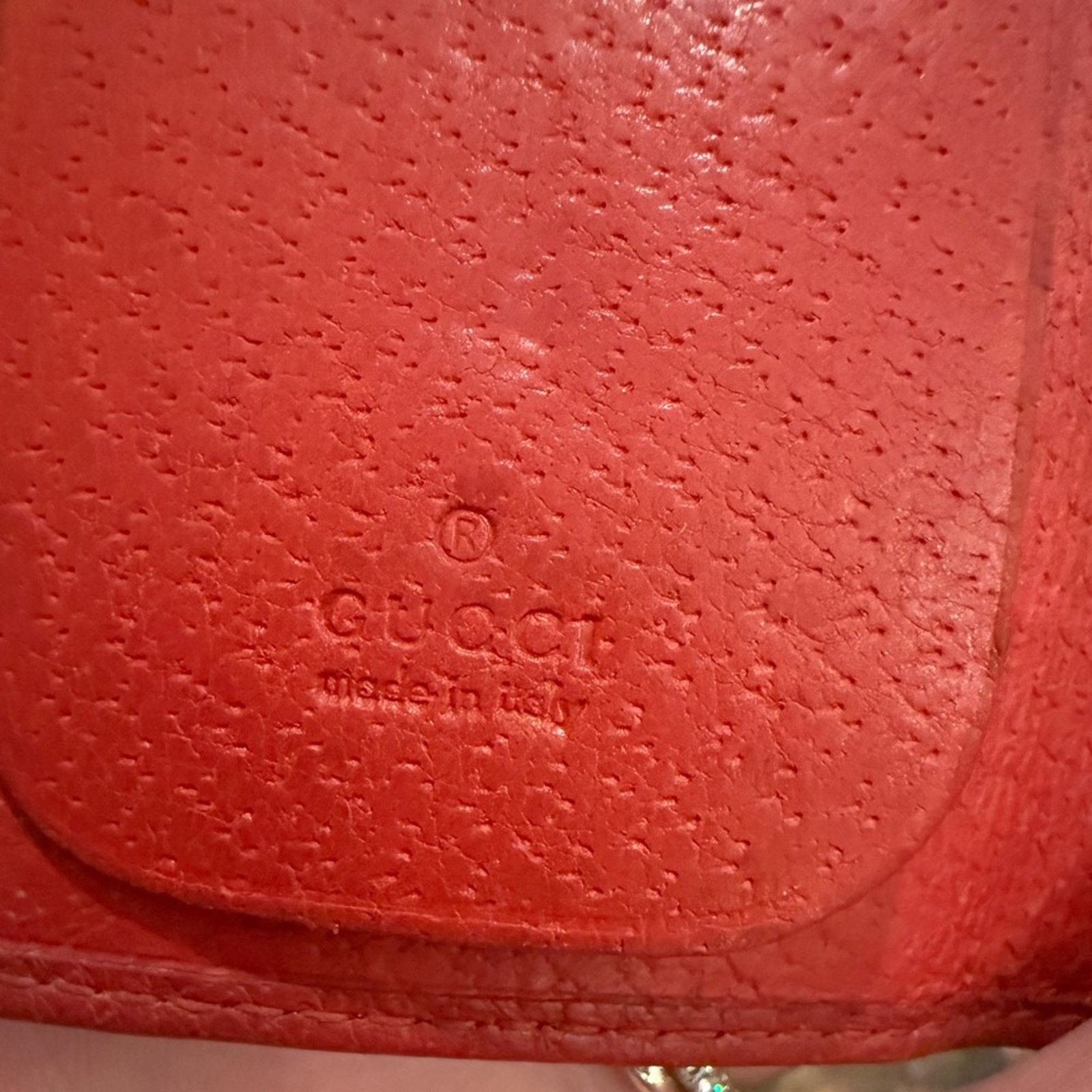 Gucci Gucci Red Leather card/key holder w/Silver detail Size ONE SIZE - 7 Thumbnail