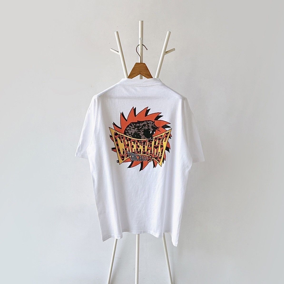 Vintage Vtg RHI Chicago Cheetahs Roller Hockey t-shirt/ XL Size US XL / EU 56 / 4 - 7 Thumbnail